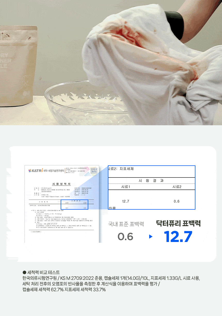캡슐 표백제 산소계표백제 과탄산소다 13g 30입