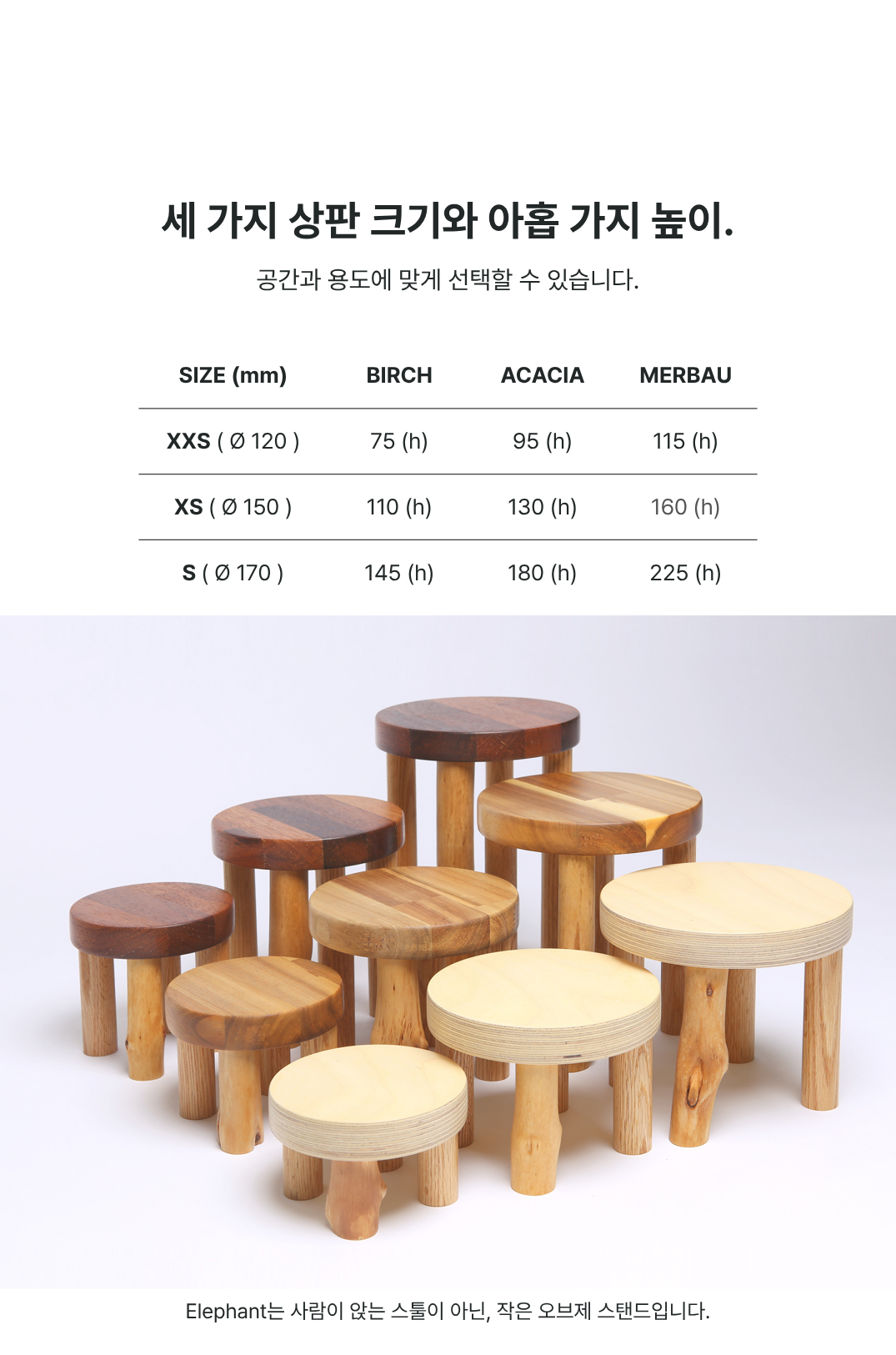 Elephant XS | Birch
