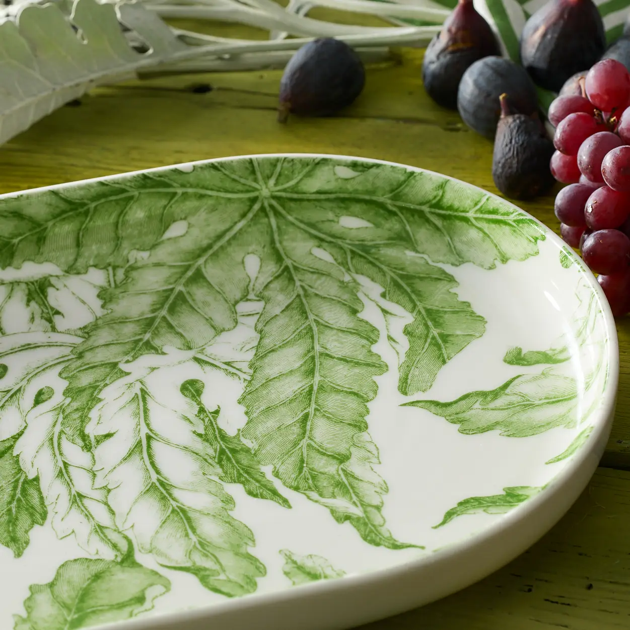 Freya Large Coupe Oval Platter (Caskata) 오벌 쿠페 도자기 플래터