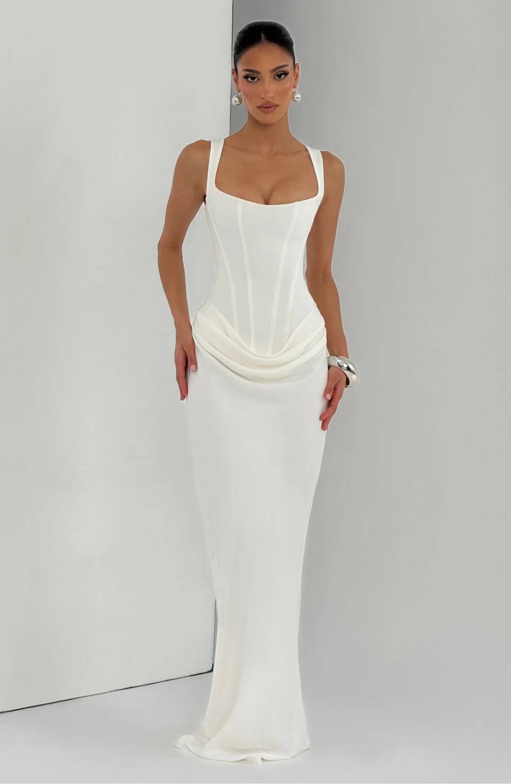 Cornelia Maxi Dress - white