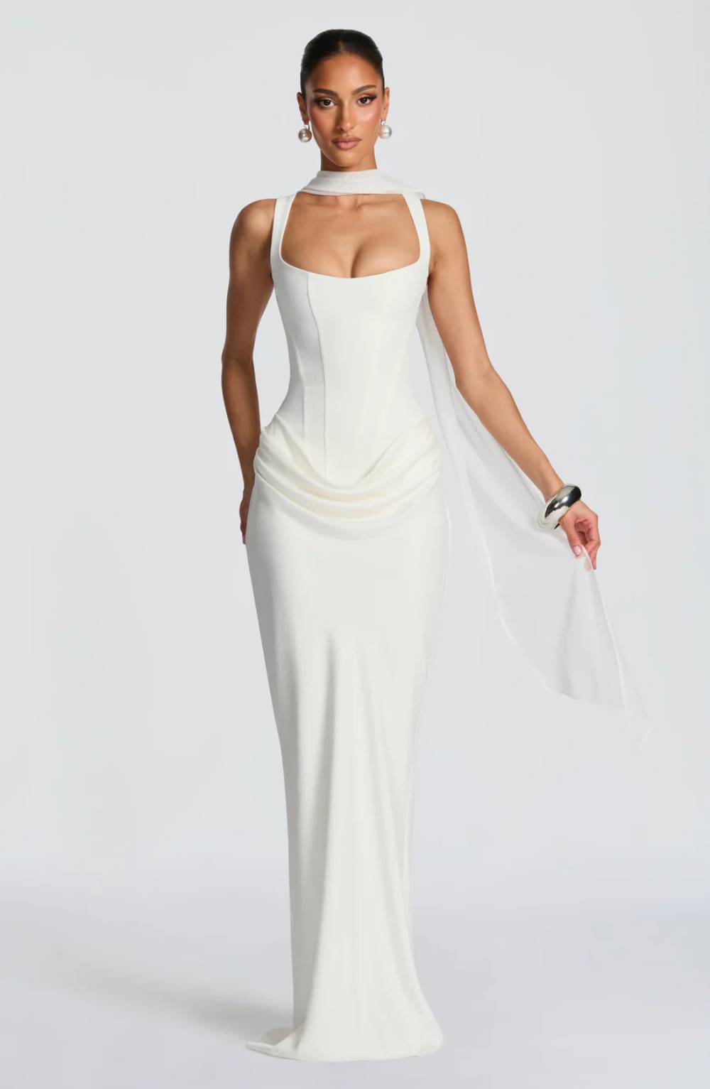 Cornelia Maxi Dress - white