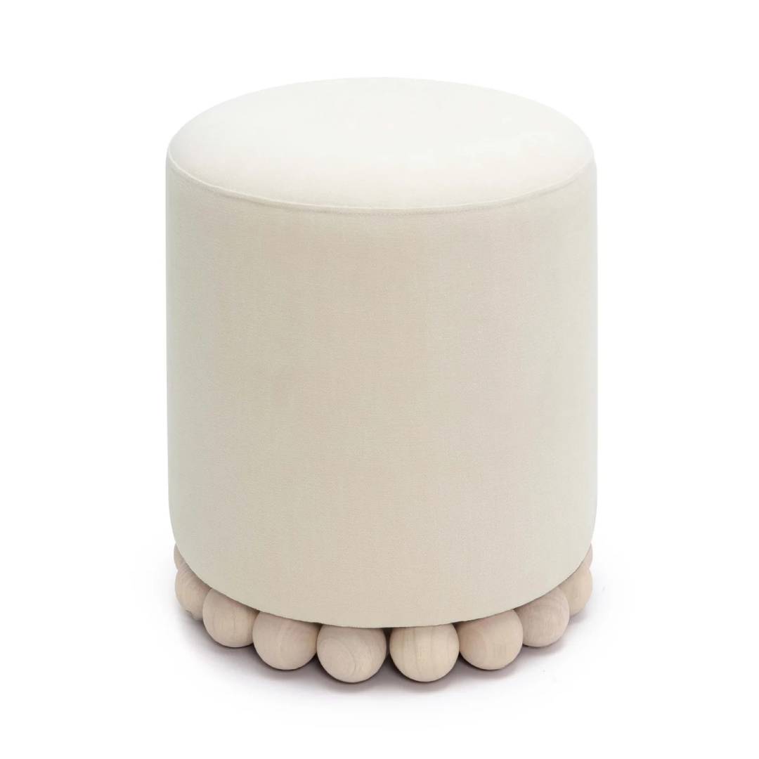 Dex Upcycled Performance Fabric Ottoman 페브릭 오스만 체어