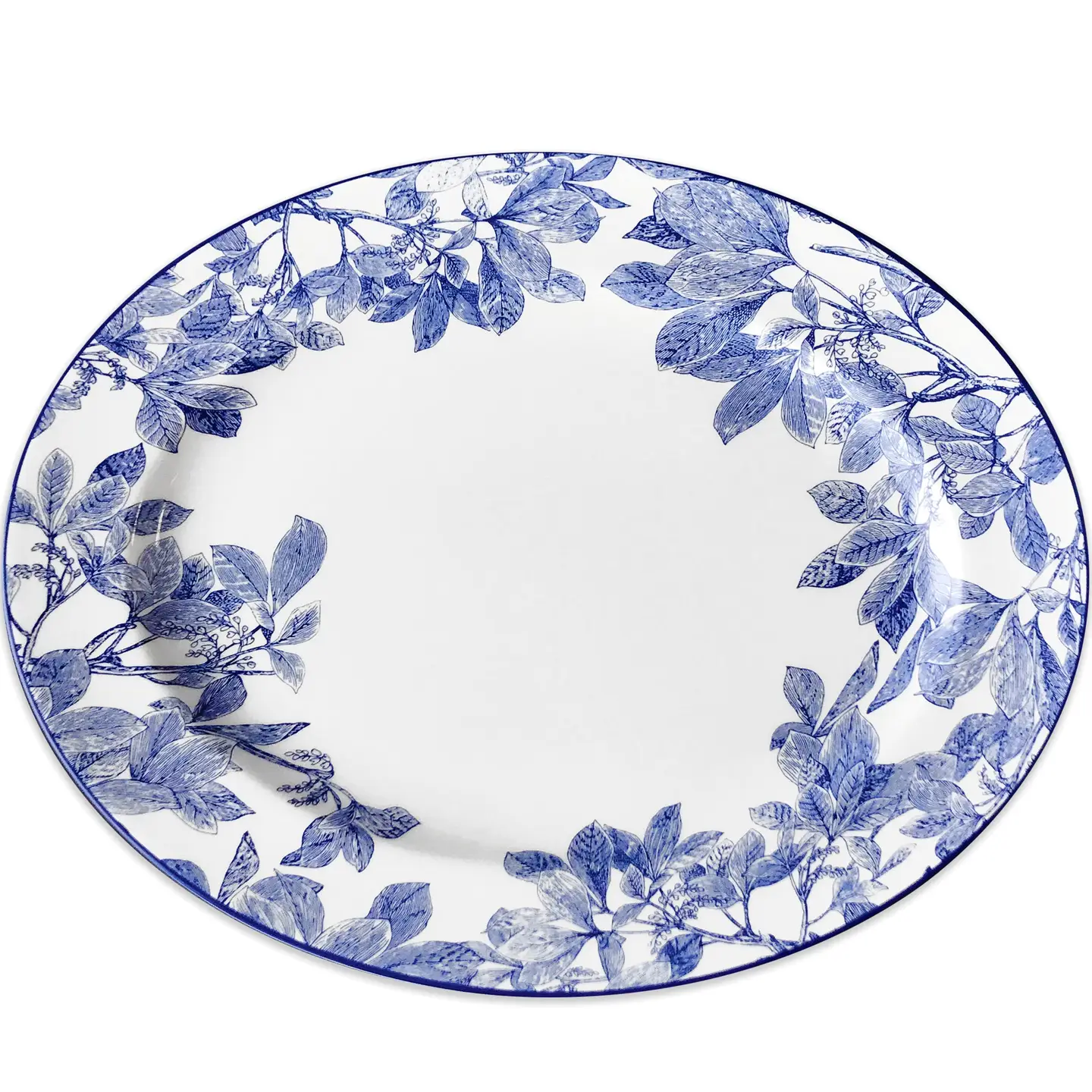 Arbor Large Oval Rimmed Platter (Caskata) 오벌 도자기 플래터