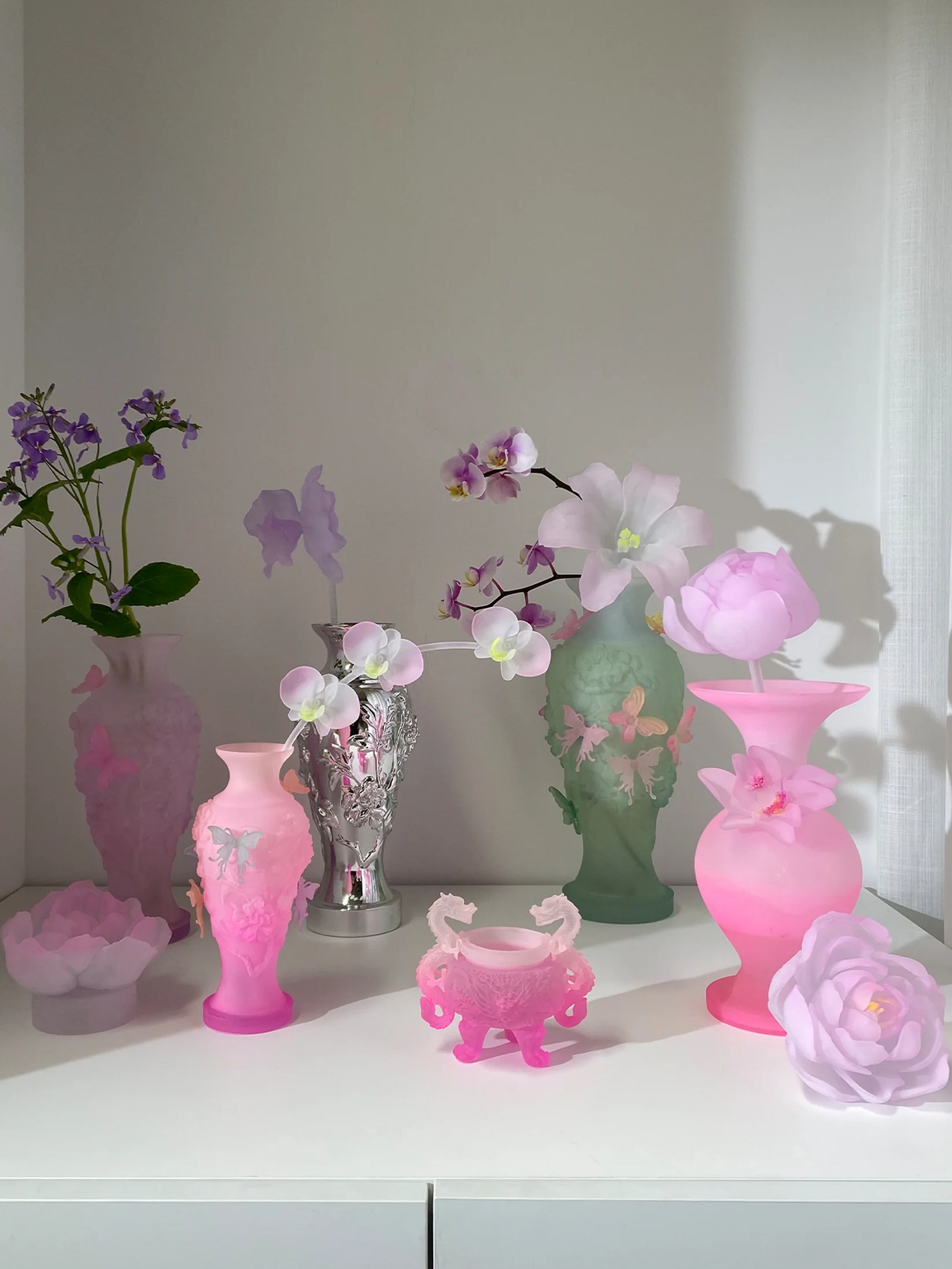 ORCHID STEM PINK 핑크 호접란 난초 스템