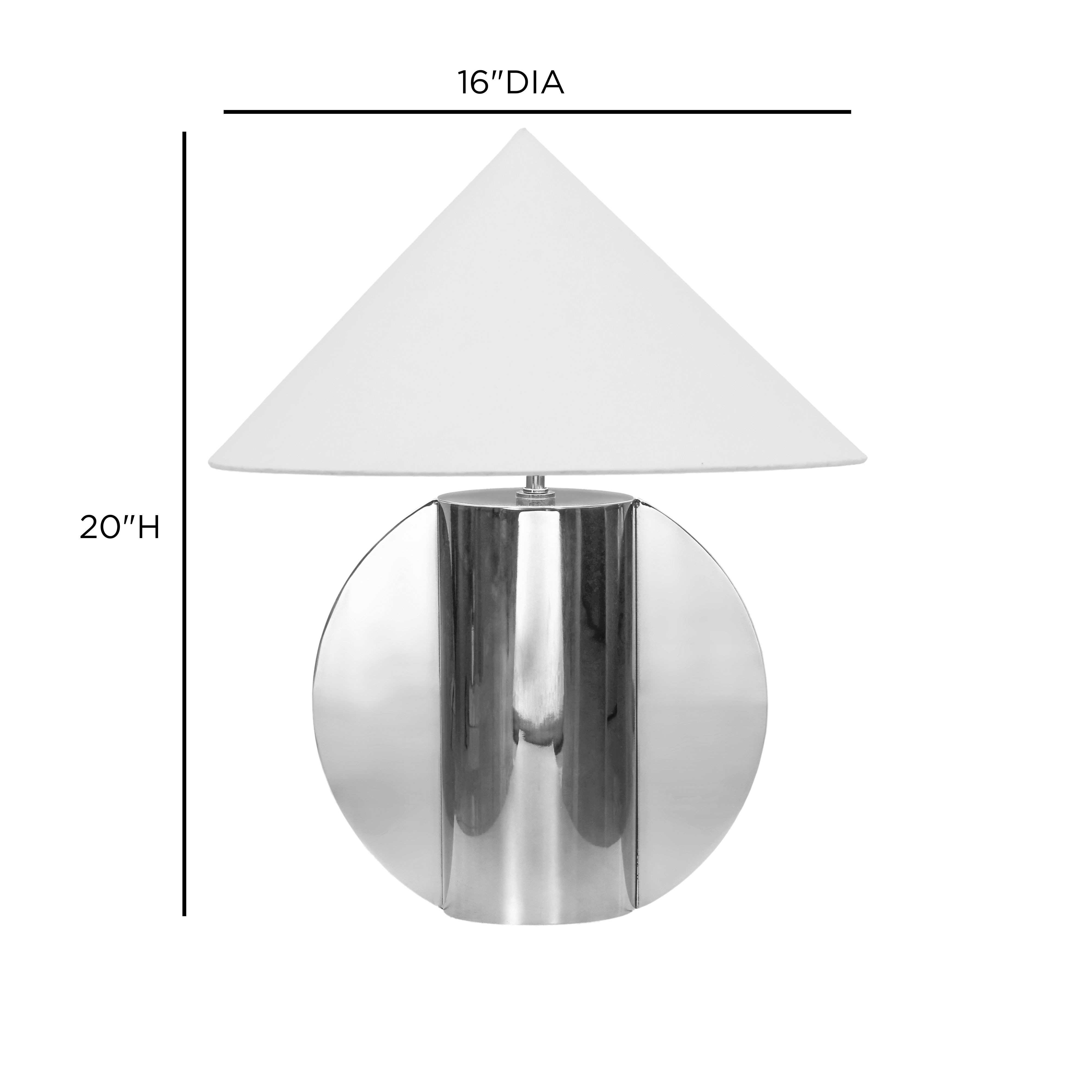 Geo Semi-Circled Chrome Table LampGeo Semi-Circled Chrome Table Lamp 지오 반원형 크롬 테이블 램프지오 반원형 크롬 테이블 램