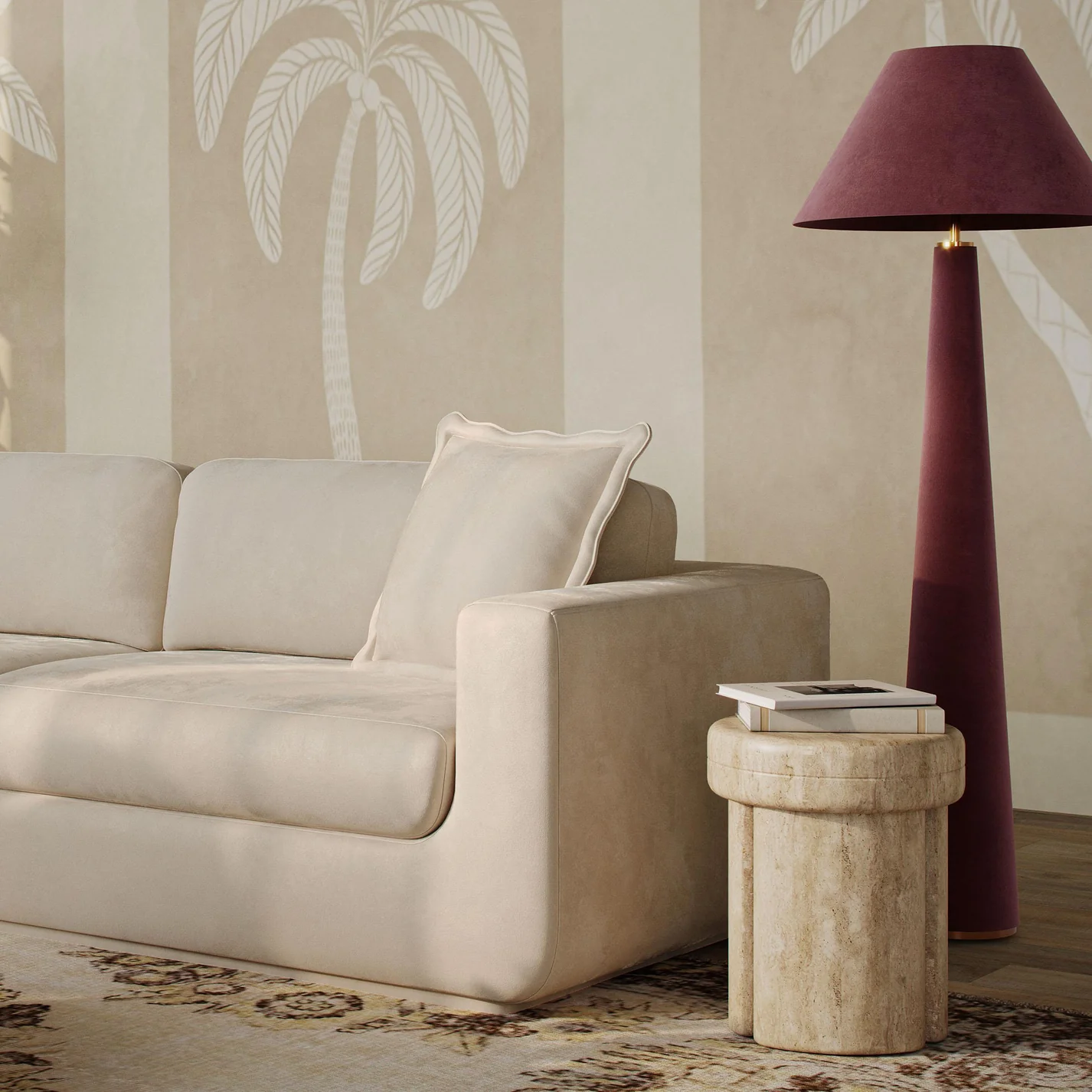 Graham Velvet Floor Lamp 그레이엄 벨벳 플로어 램프