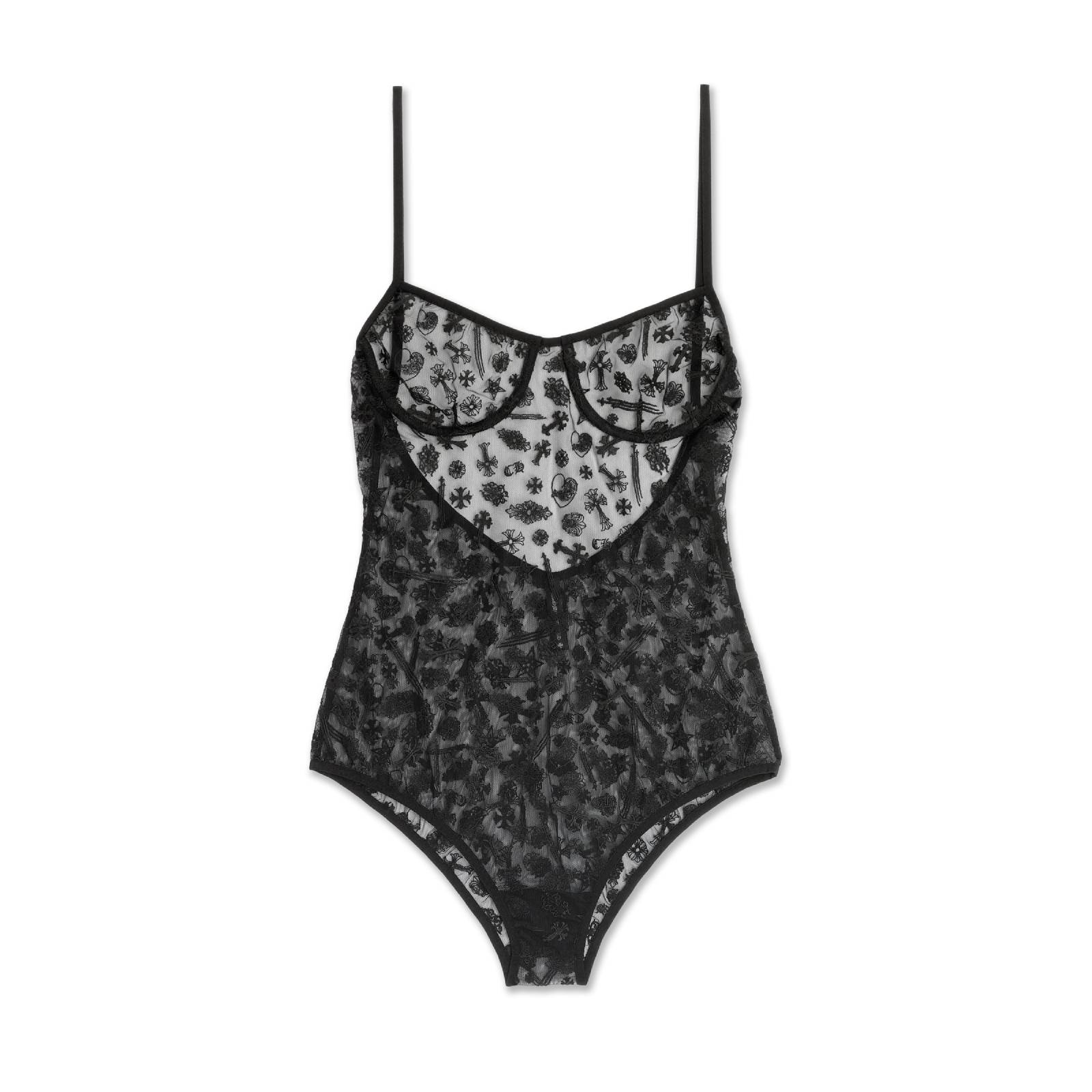 Chrome Hearts LACE TEDDY 크롬하츠 레이스 테디 바디수트