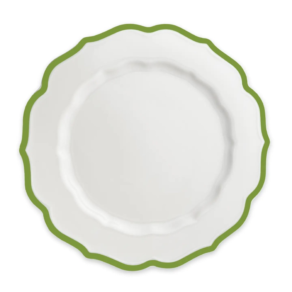 Stella Scalloped Verde Dinner Plate 디너 플레이트