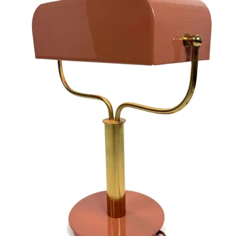 Terracotta & Gold Desk Lamp 테라코타 & 골드 데스크 테이블 램프