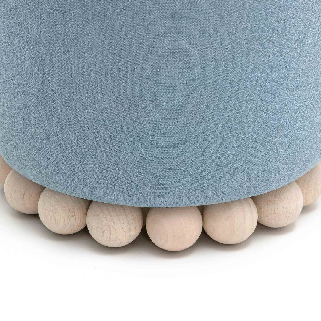 Dex Upcycled Performance Fabric Ottoman 페브릭 오스만 체어