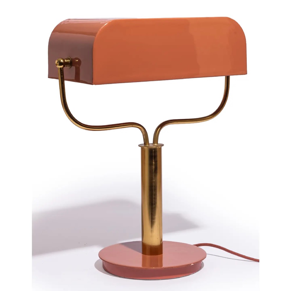 Terracotta & Gold Desk Lamp 테라코타 & 골드 데스크 테이블 램프