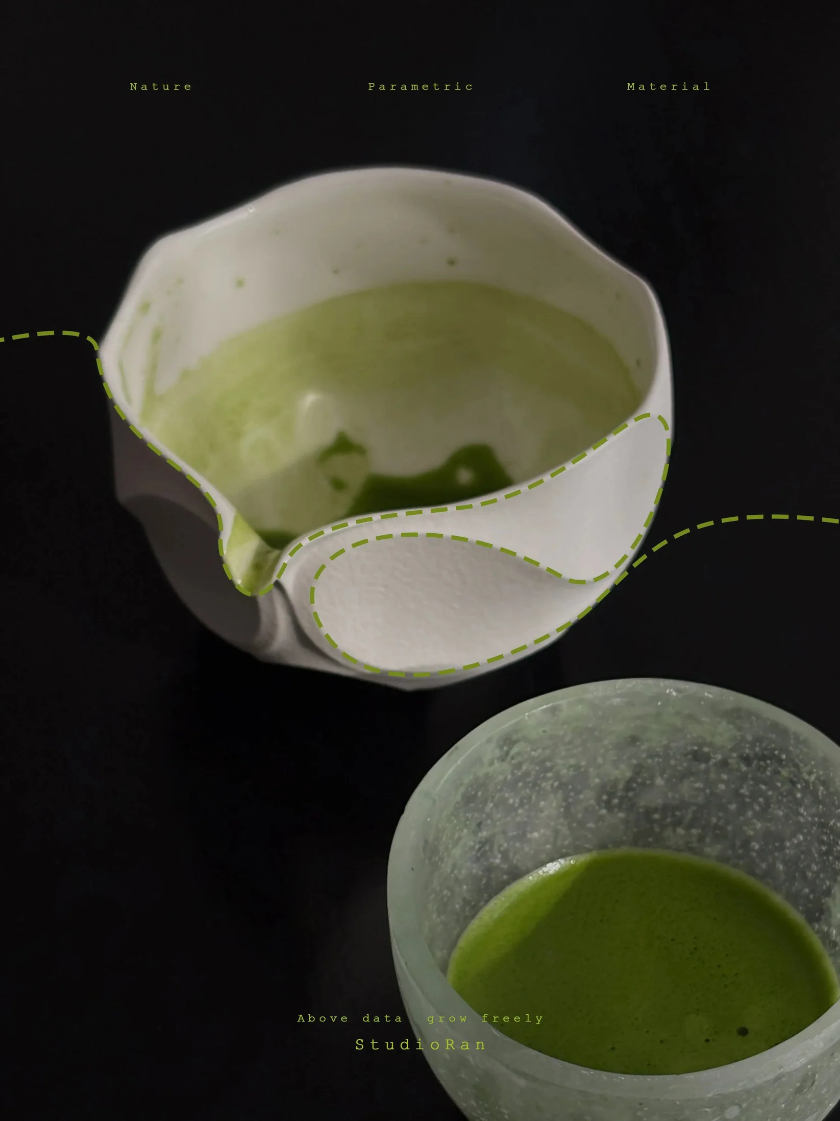 CURVE 07 CERAMIC MATCHA BOWL 커브 07 세라믹 마차 볼