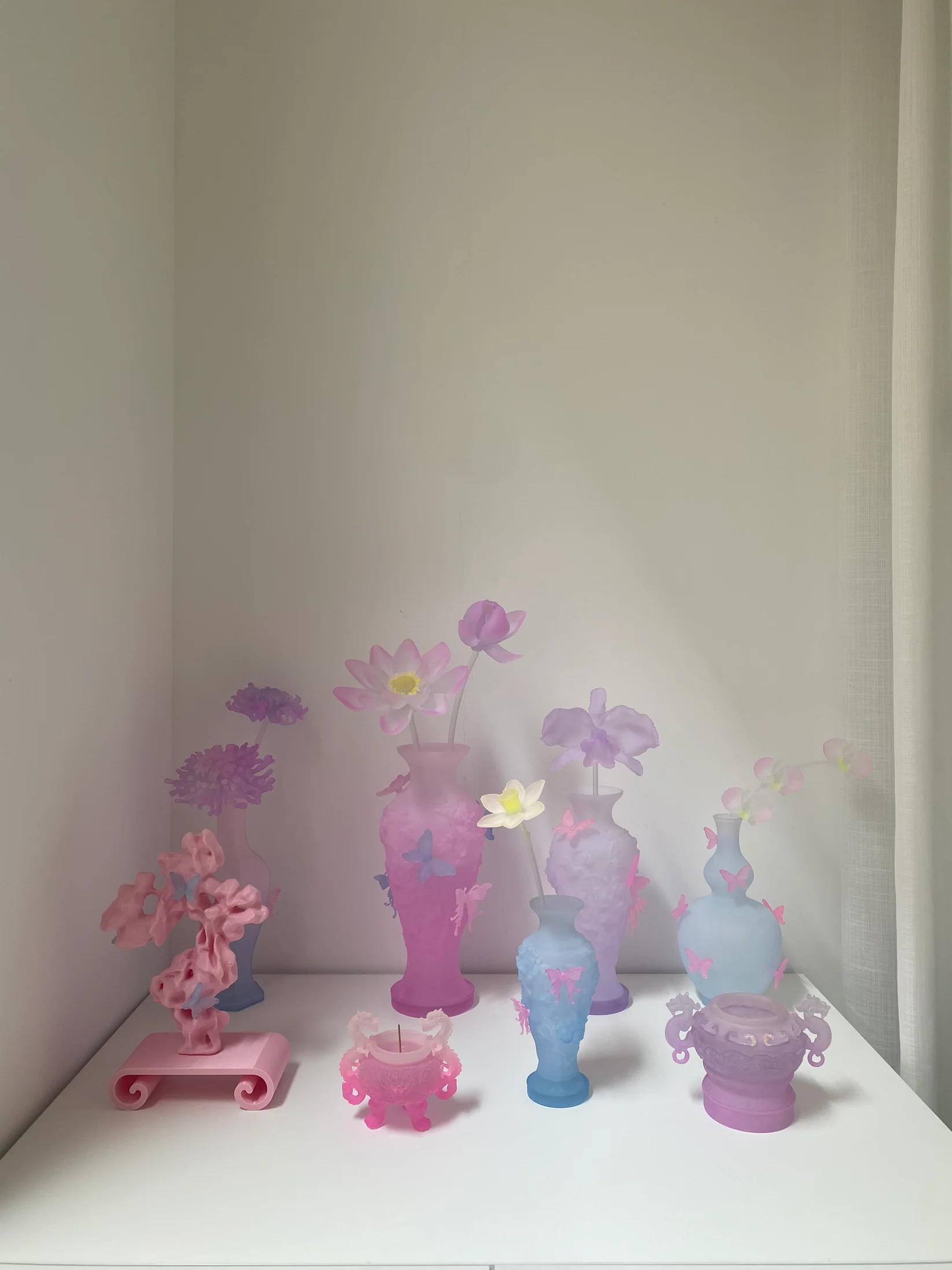 ORCHID STEM PINK 핑크 호접란 난초 스템