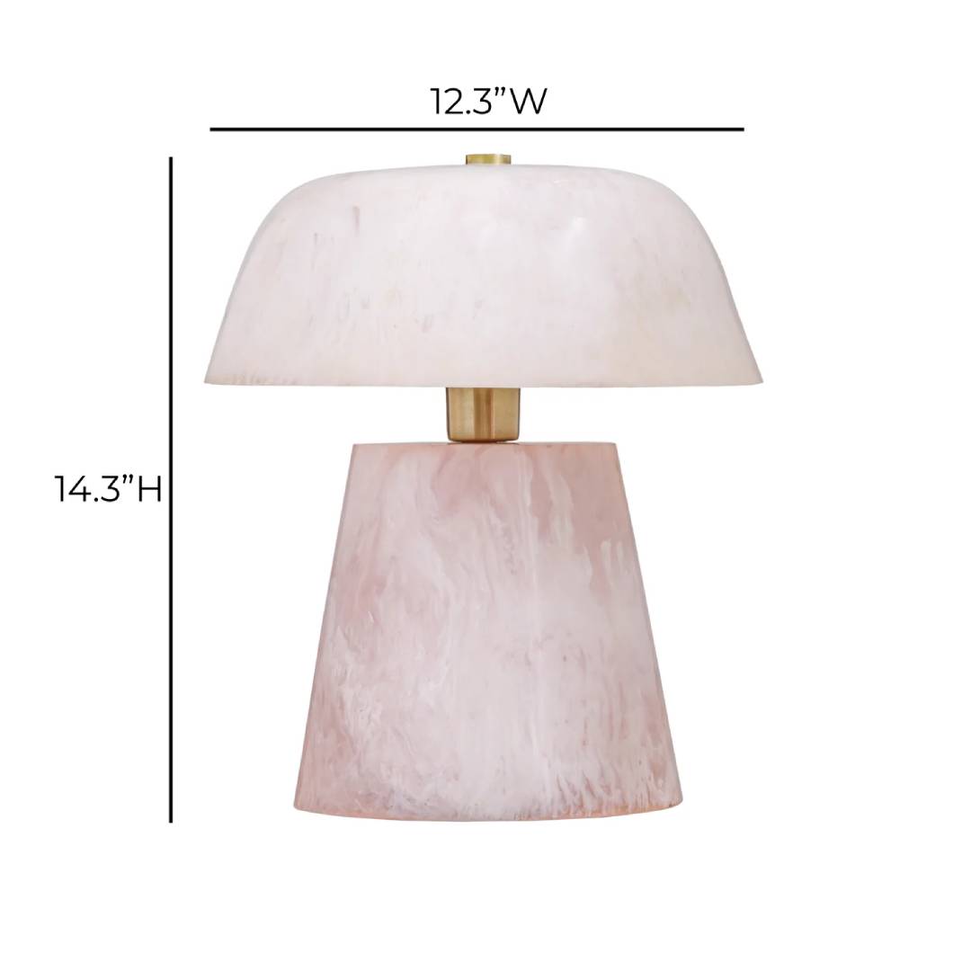 Pouty Pink Resin Table Lamp 푸티 핑크 테이블 램프