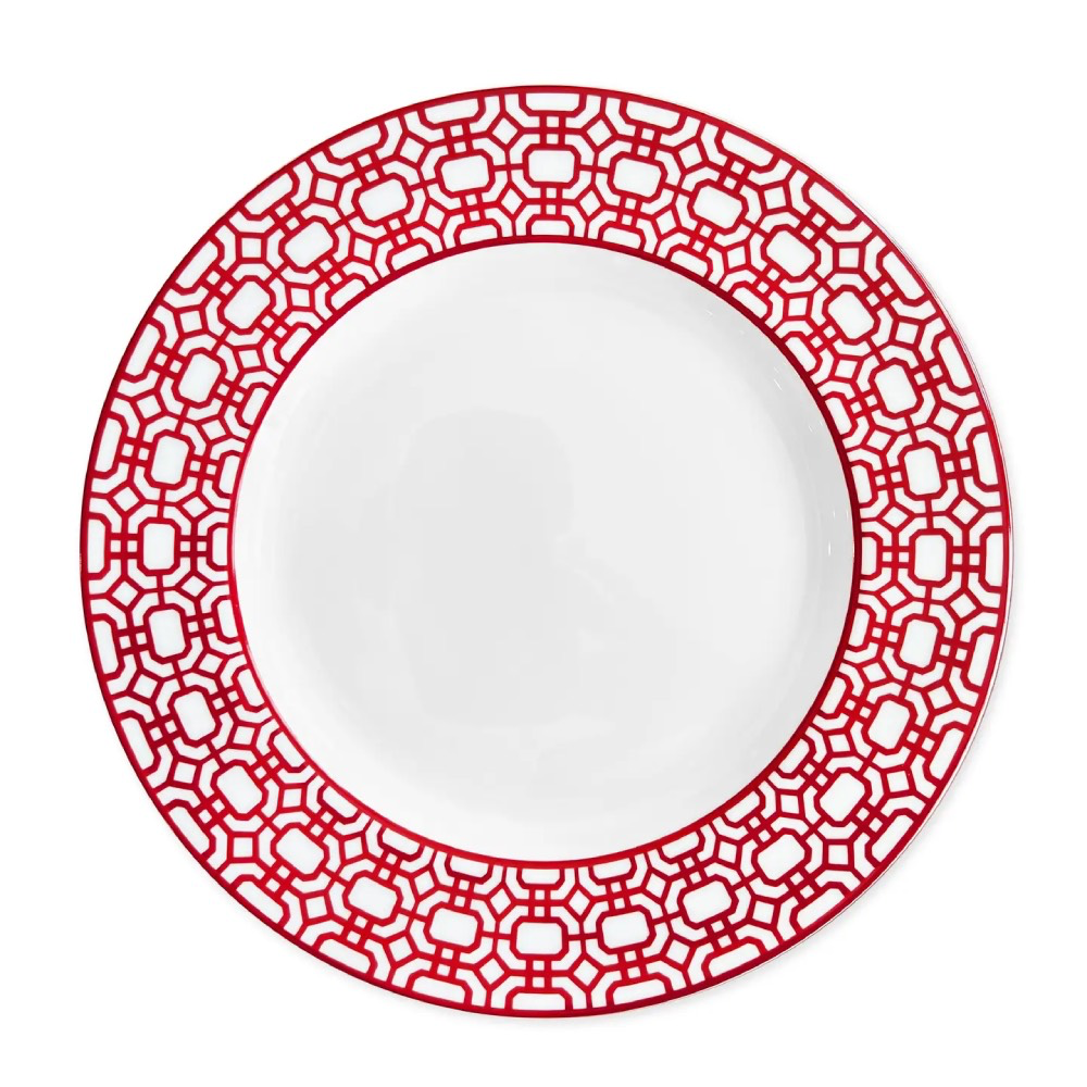 Newport Garden Gate Crimson Dinner Plate (Caskata) 디너 플레이트