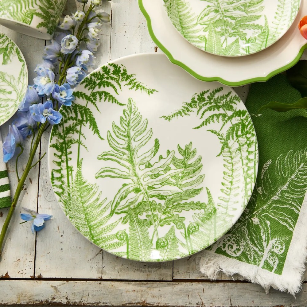 Spring Verde Round Platter (Caskata) 스프링 샐러드 플래터