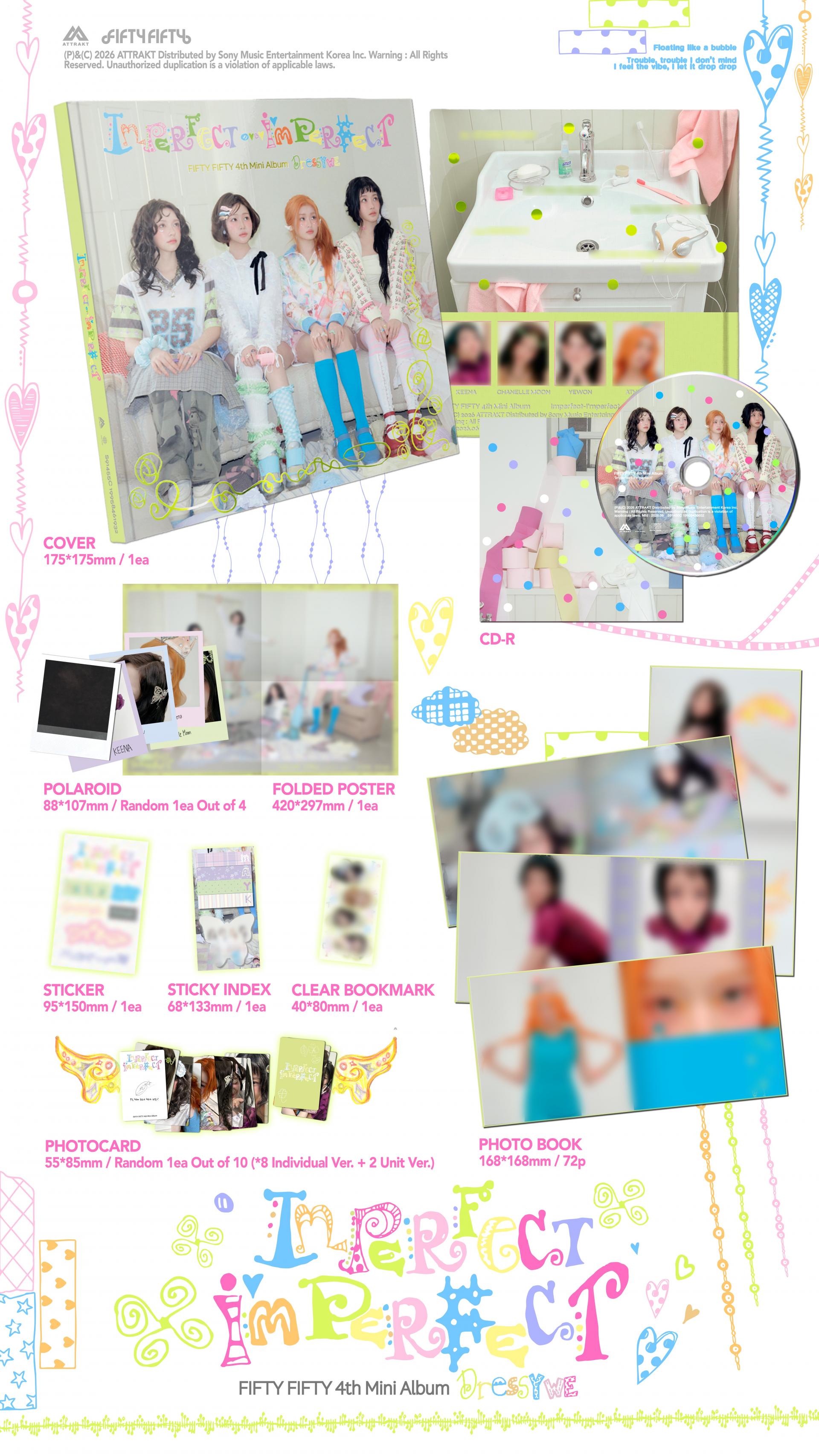 (PRE-ORDER) FIFTY FIFTY - 4th Mini Album [Imperfect-I'mperfect]