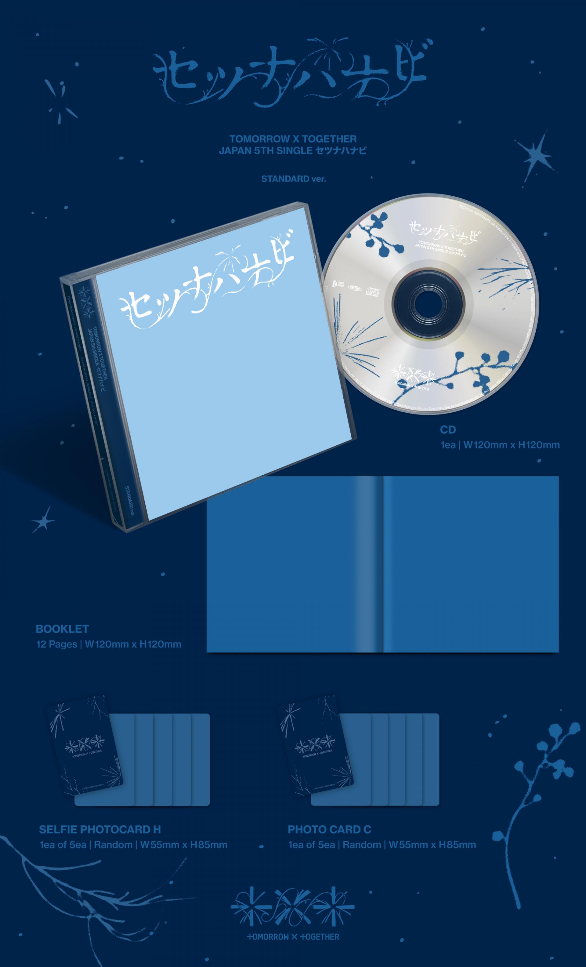 [Japanese Album] TOMORROW X TOGETHER (TXT) JP 5th SINGLE 'Setsuna Hanabi' (Standard Edition)