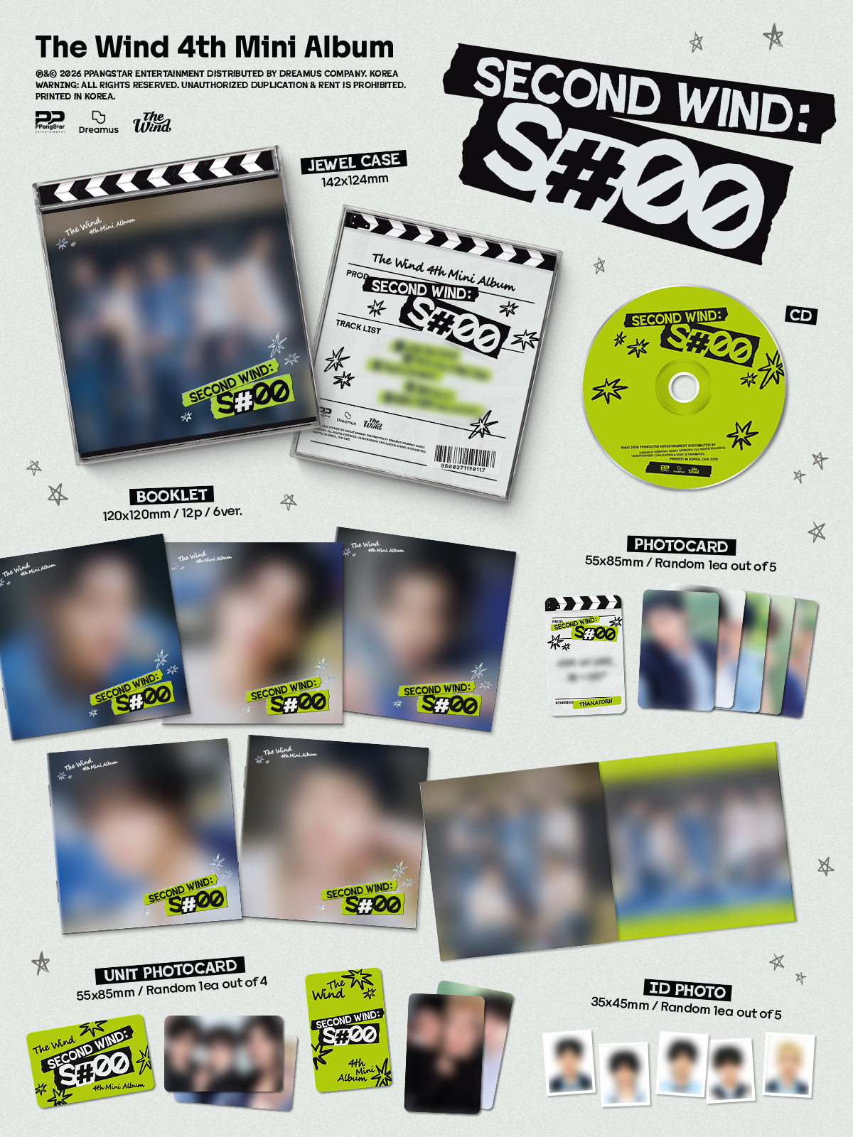 (PRE-ORDER) The Wind - 4th Mini Album [Second wind : S#00] (Photobook Ver.)