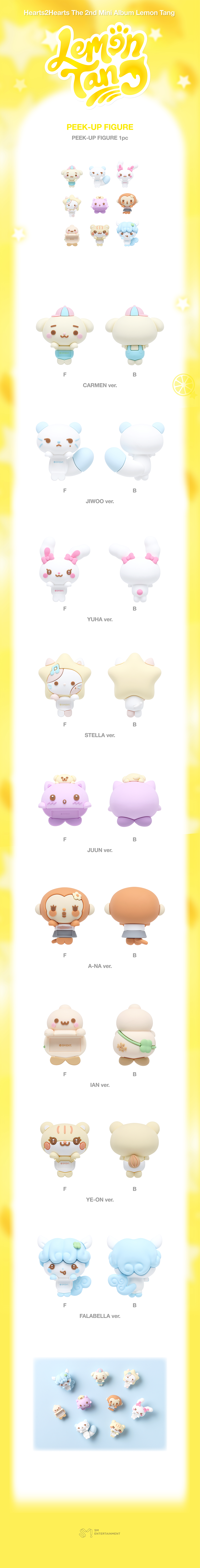 (PRE-ORDER) Hearts2Hearts - [2nd Mini Album [Lemon Tang] MD] PEEK-UP FIGURE