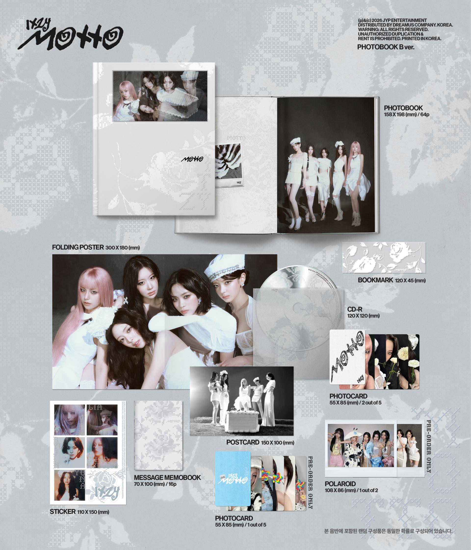 (PRE-ORDER) ITZY - [Motto] (PHOTOBOOK Ver.)