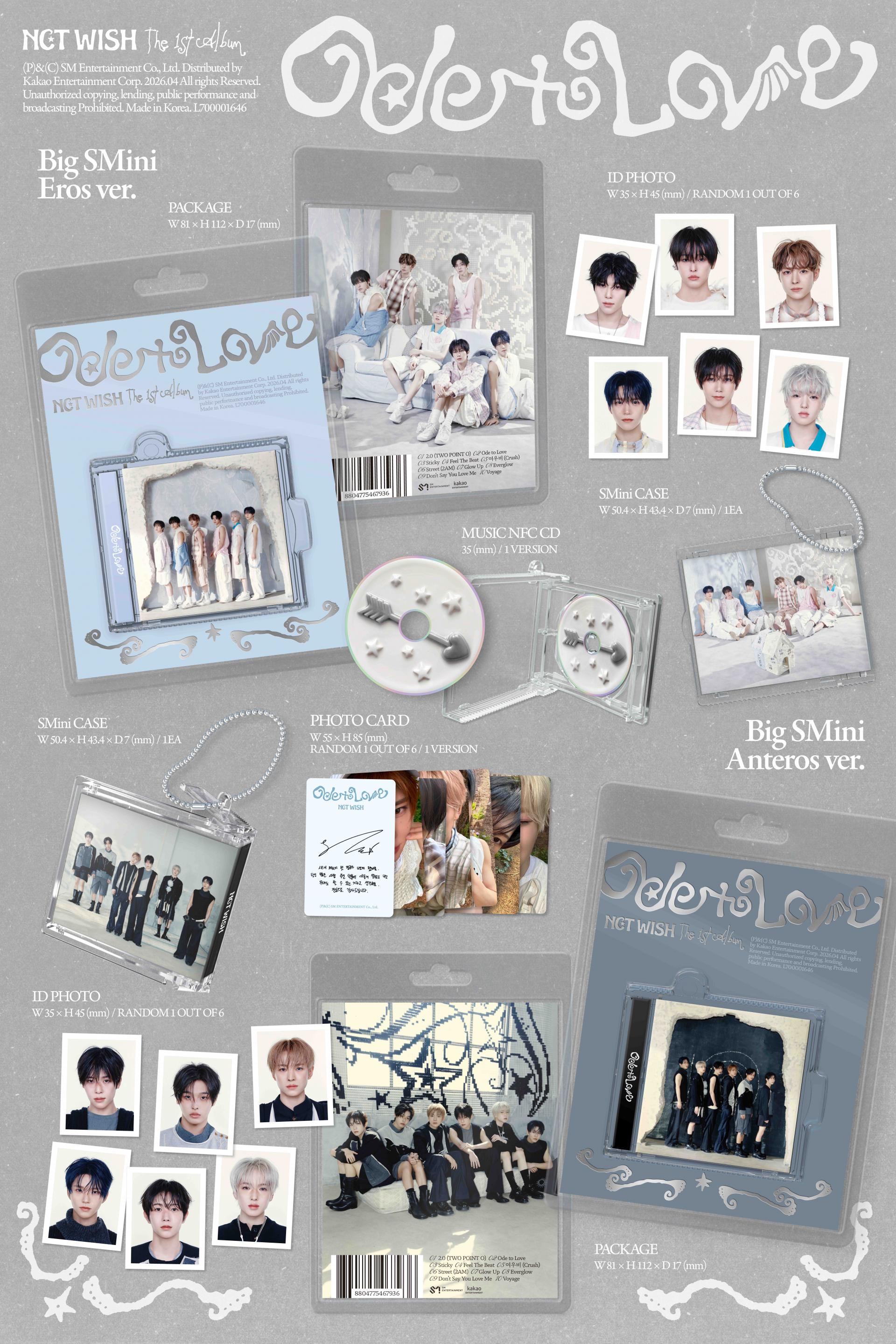 NCT WISH - 1st Album [Ode to Love] (Big SMini Ver.) (SMART ALBUM)