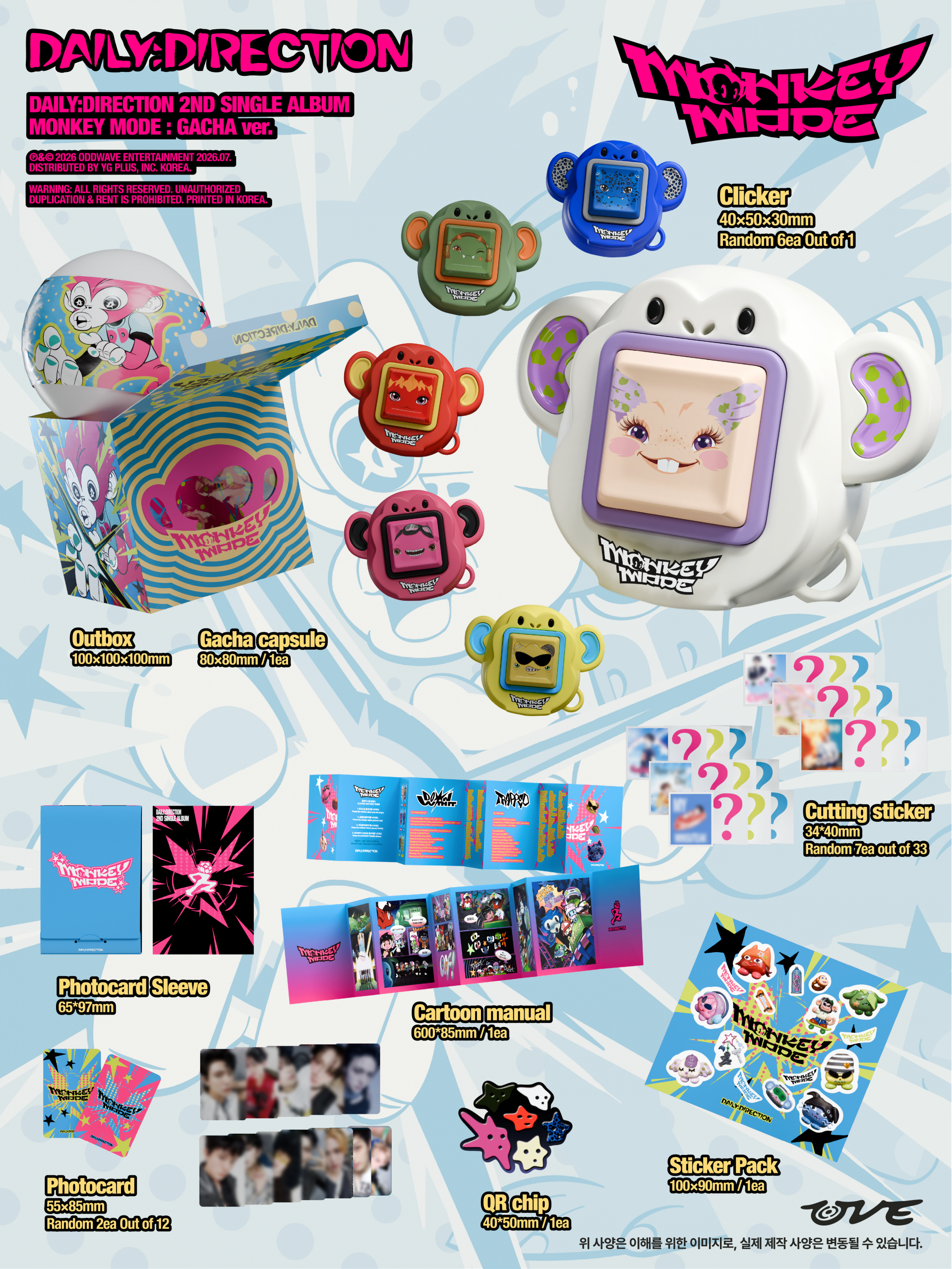 (PRE-ORDER) DAILY:DIRECTION - [MONKEY MODE]