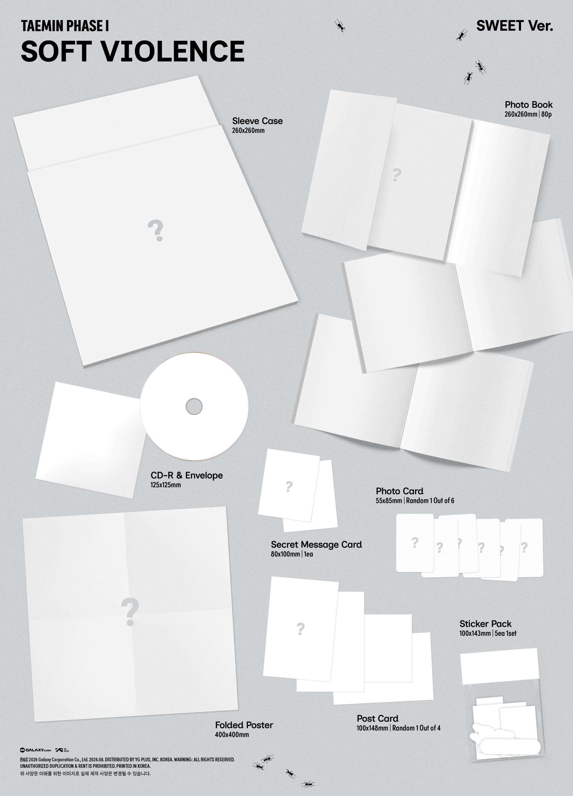 신나라 금액 확인 후 업로드 (PRE-ORDER) PHASE I : Soft Violence (PHOTO BOOK Ver.)