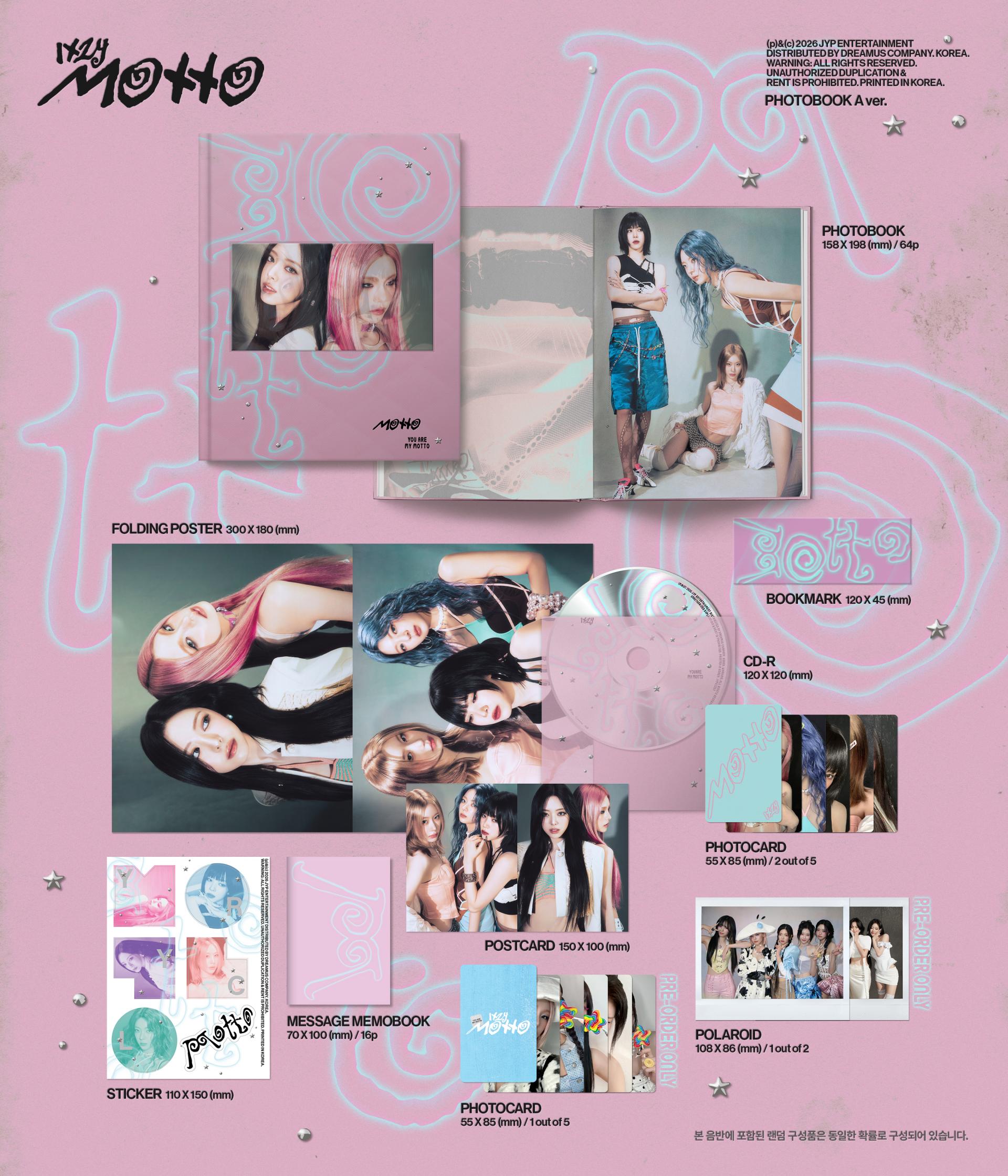 (PRE-ORDER) ITZY - [Motto] (PHOTOBOOK Ver.)