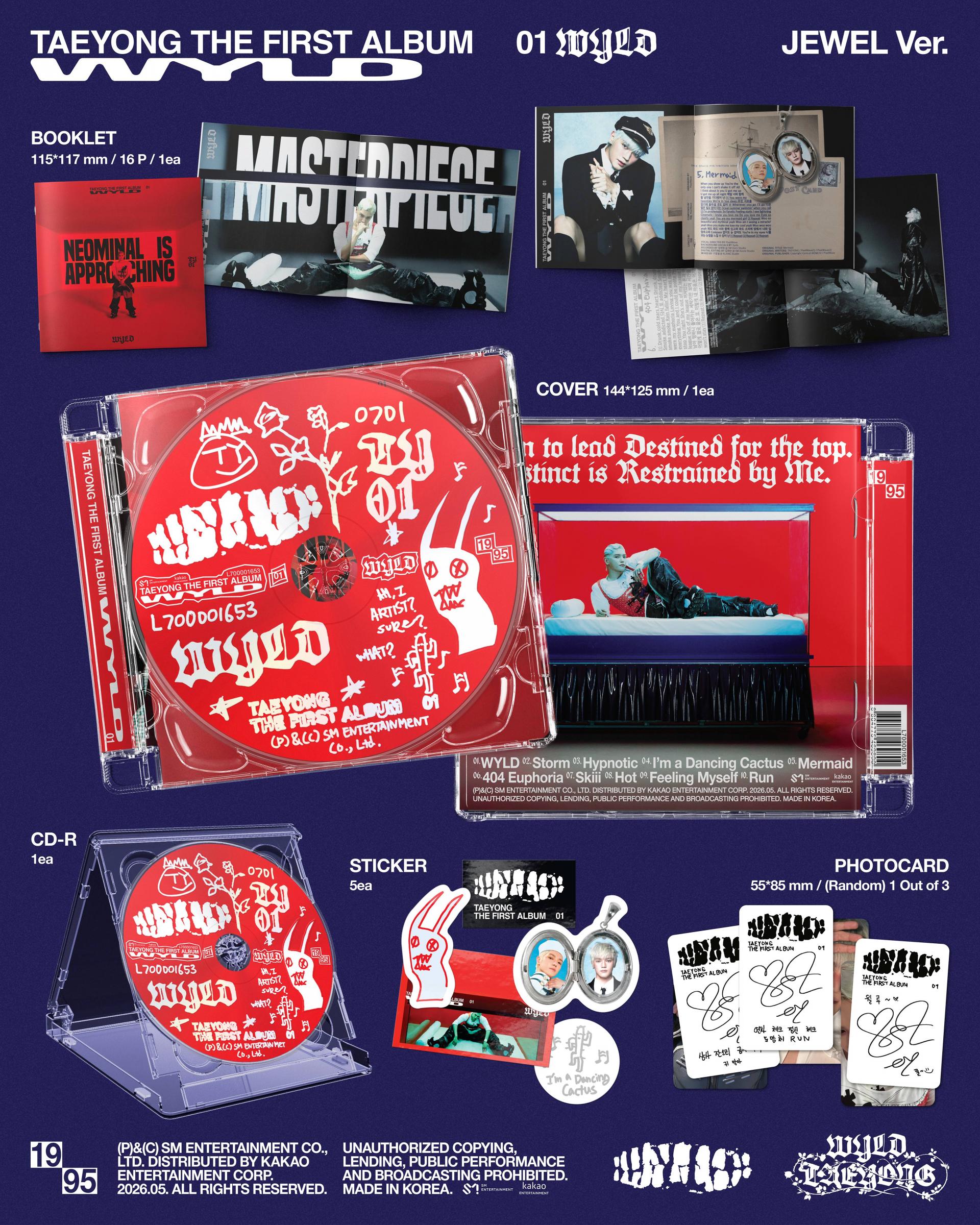 (PRE-ORDER) TAEYONG - 1st Album [WYLD] (Jewel Case Ver.)