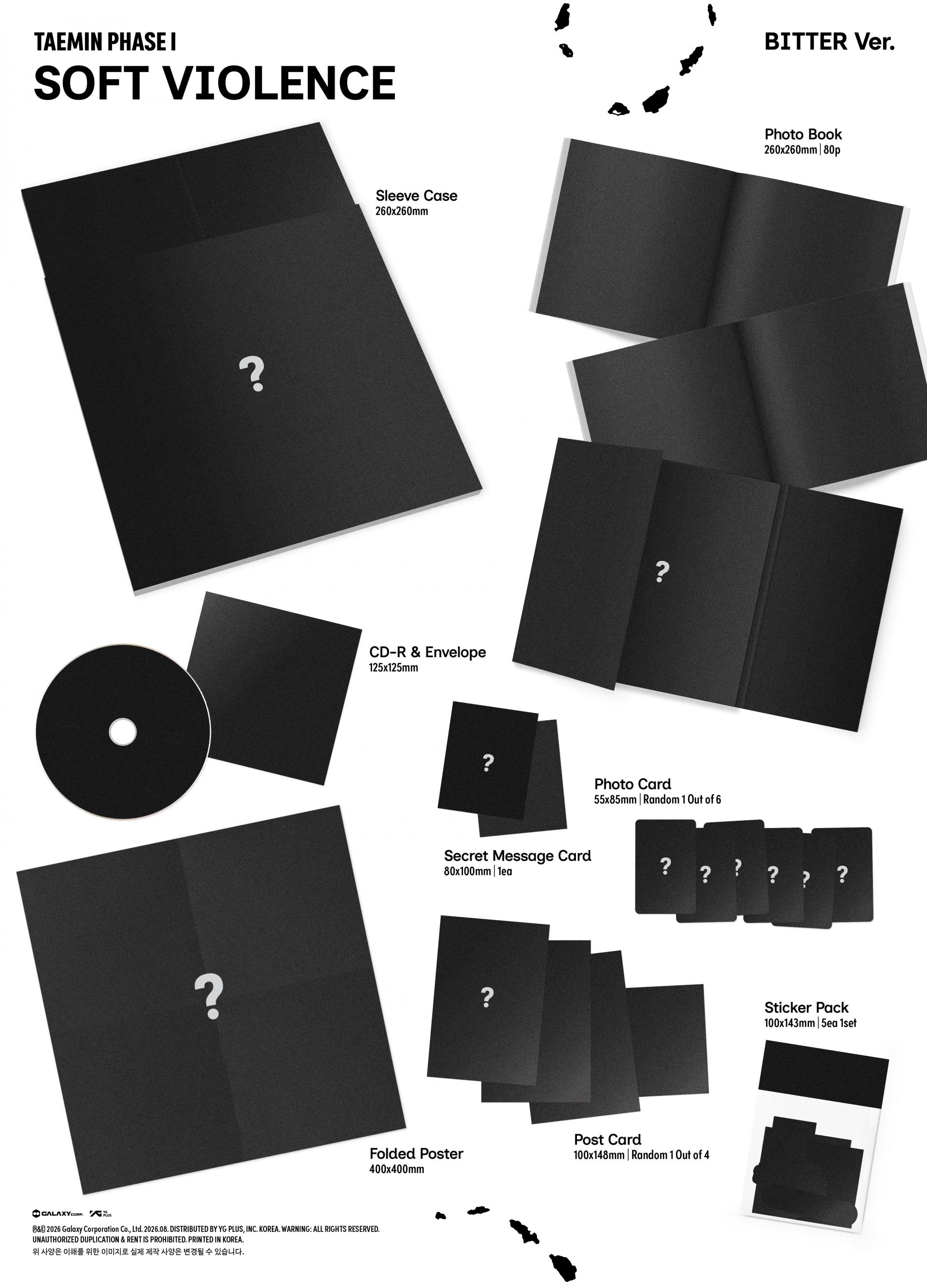 신나라 금액 확인 후 업로드 (PRE-ORDER) PHASE I : Soft Violence (PHOTO BOOK Ver.)