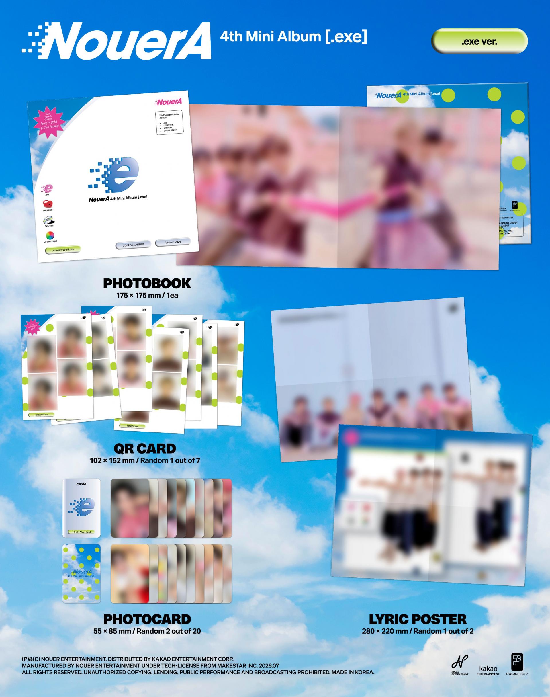 (PRE-ORDER) NouerA - 4th Mini Album [.exe] (.exe Ver.)