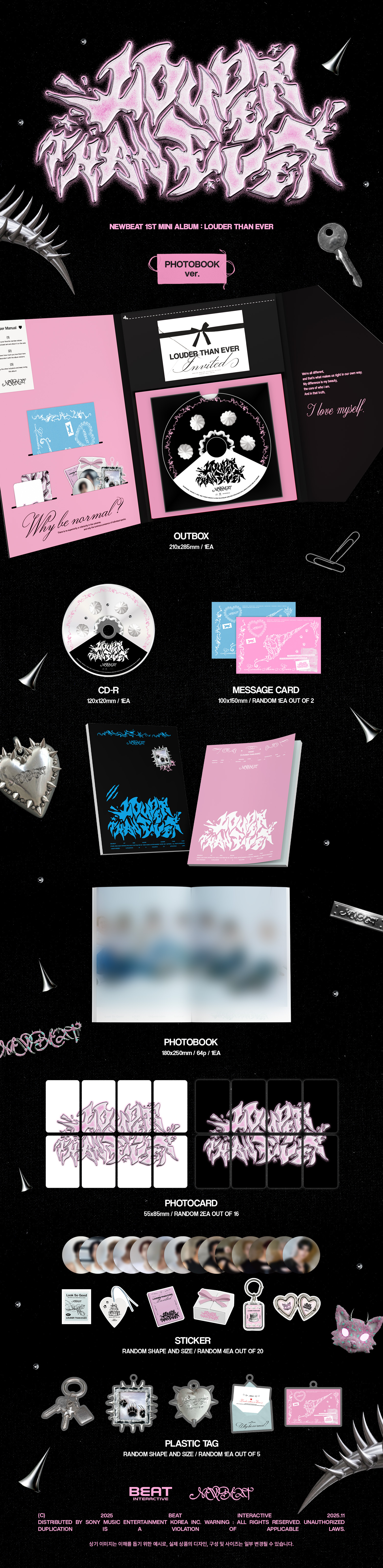 NEWBEAT - 1st Mini Album [LOUDER THAN EVER] (PHOTO BOOK Ver.)