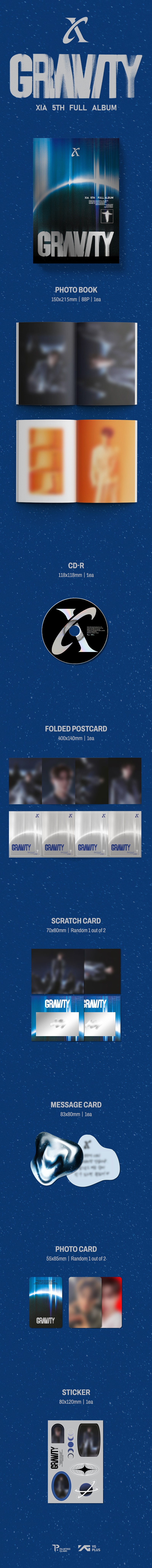 XIA - 5th FULL ALBUM [GRAVITY] Cosmic Ver.