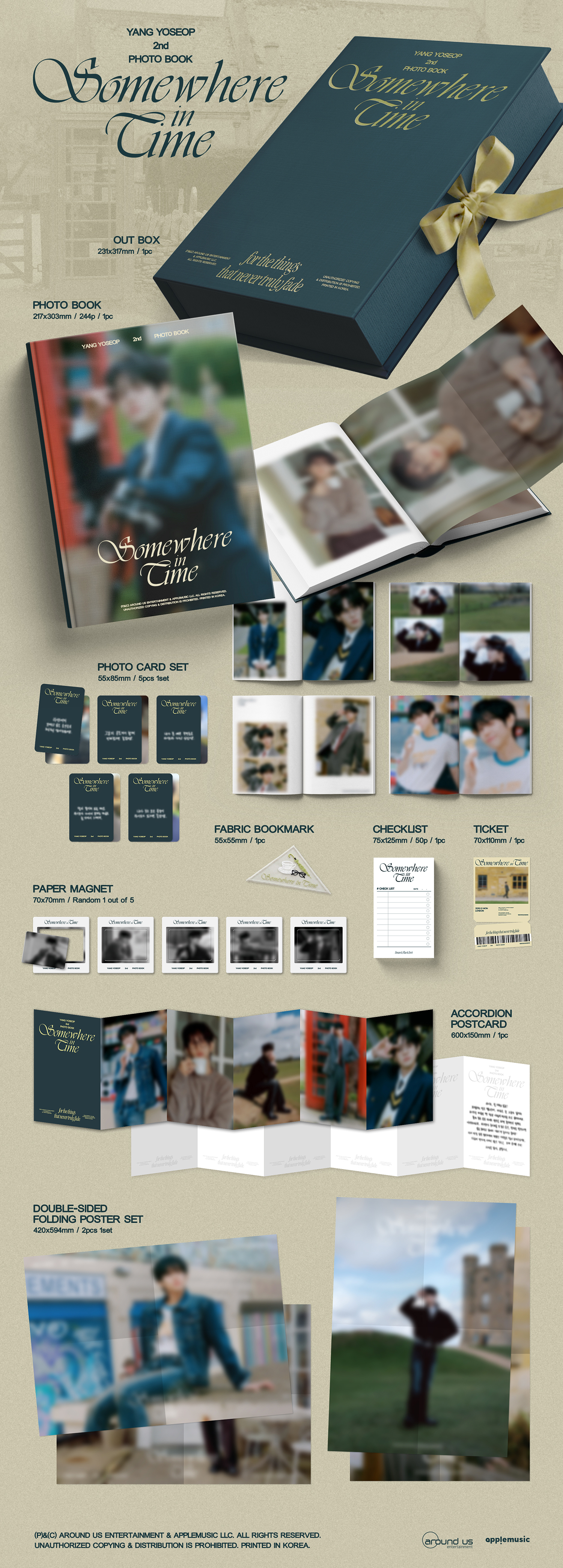 (PRE-ORDER) YANG YOSEOP - 2nd PHOTO BOOK [Somewhere in Time]