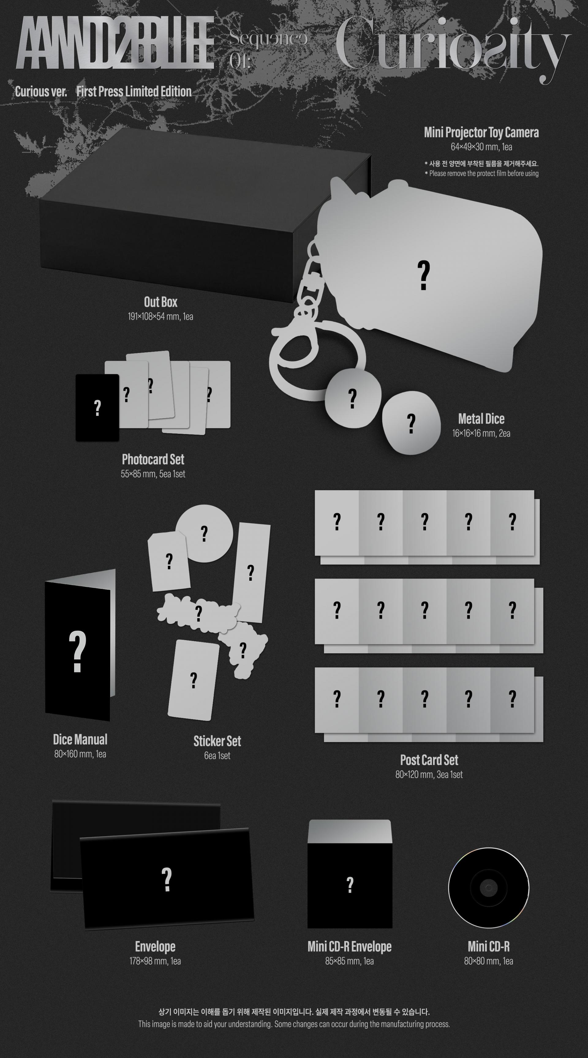 (PRE-ORDER) AND2BLE - 1st Mini Album [Sequence 01: Curiosity] (POCAALBUM Ver.)