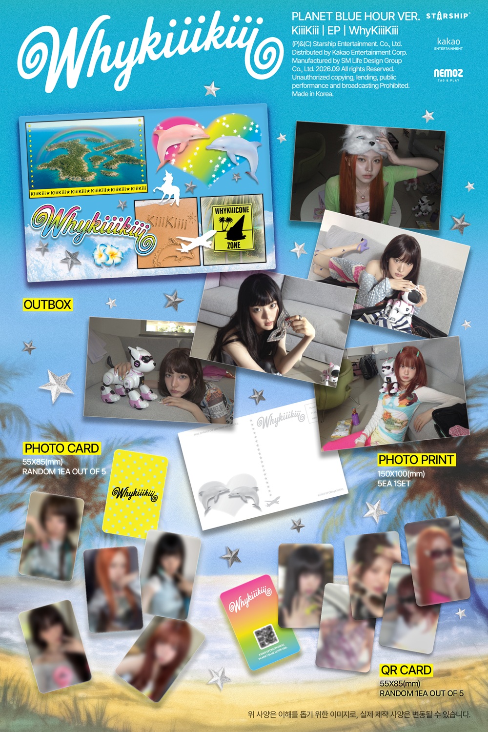 (PRE-ORDER) KiiiKiii - EP Album [WhyKiiiKiii] (Limited Edition)