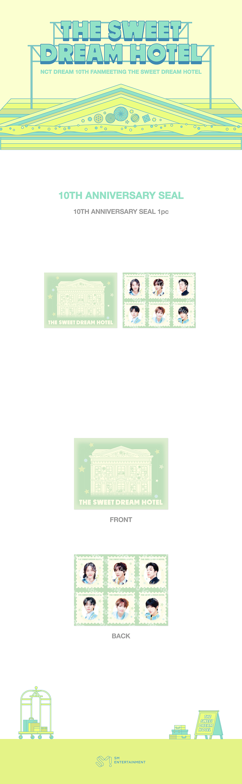 NCT DREAM - [10TH ANNIVERSARY PARTY [THE SWEET DREAM HOTEL] MD] 10TH ANNIVERSARY SEAL