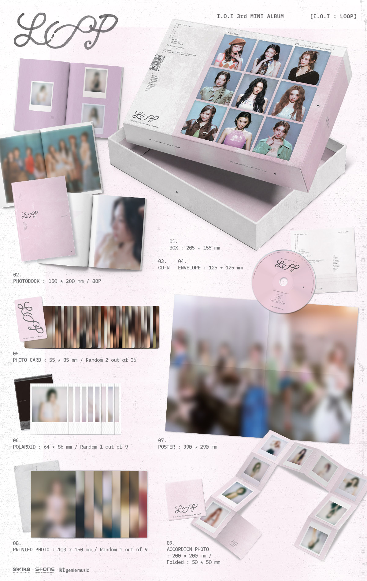 (PRE-ORDER) I.O.I - 3rd Mini Album [I.O.I : LOOP]