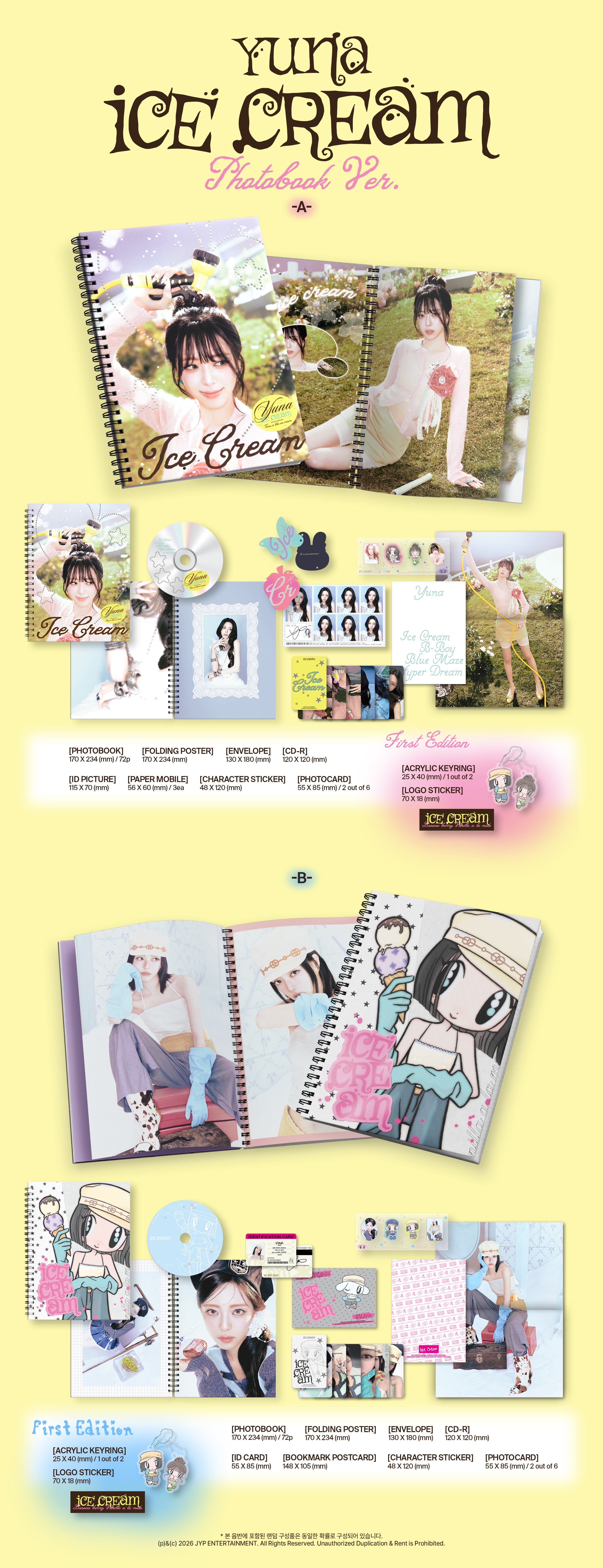 YUNA (ITZY) - [Ice Cream] (Photobook Ver.)