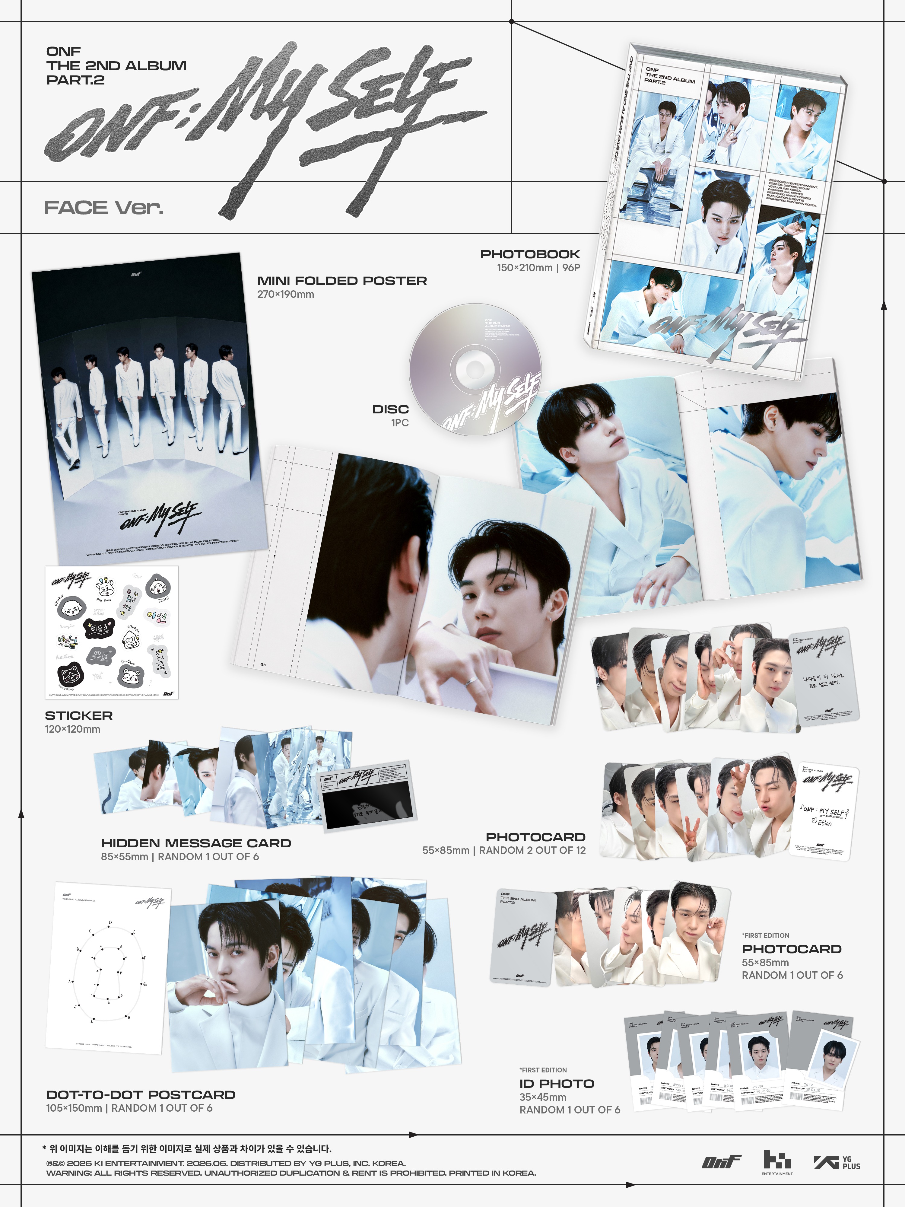 ONF - 2nd Album Part.2 [ONF:MY SELF] (PHOTOBOOK Ver.)
