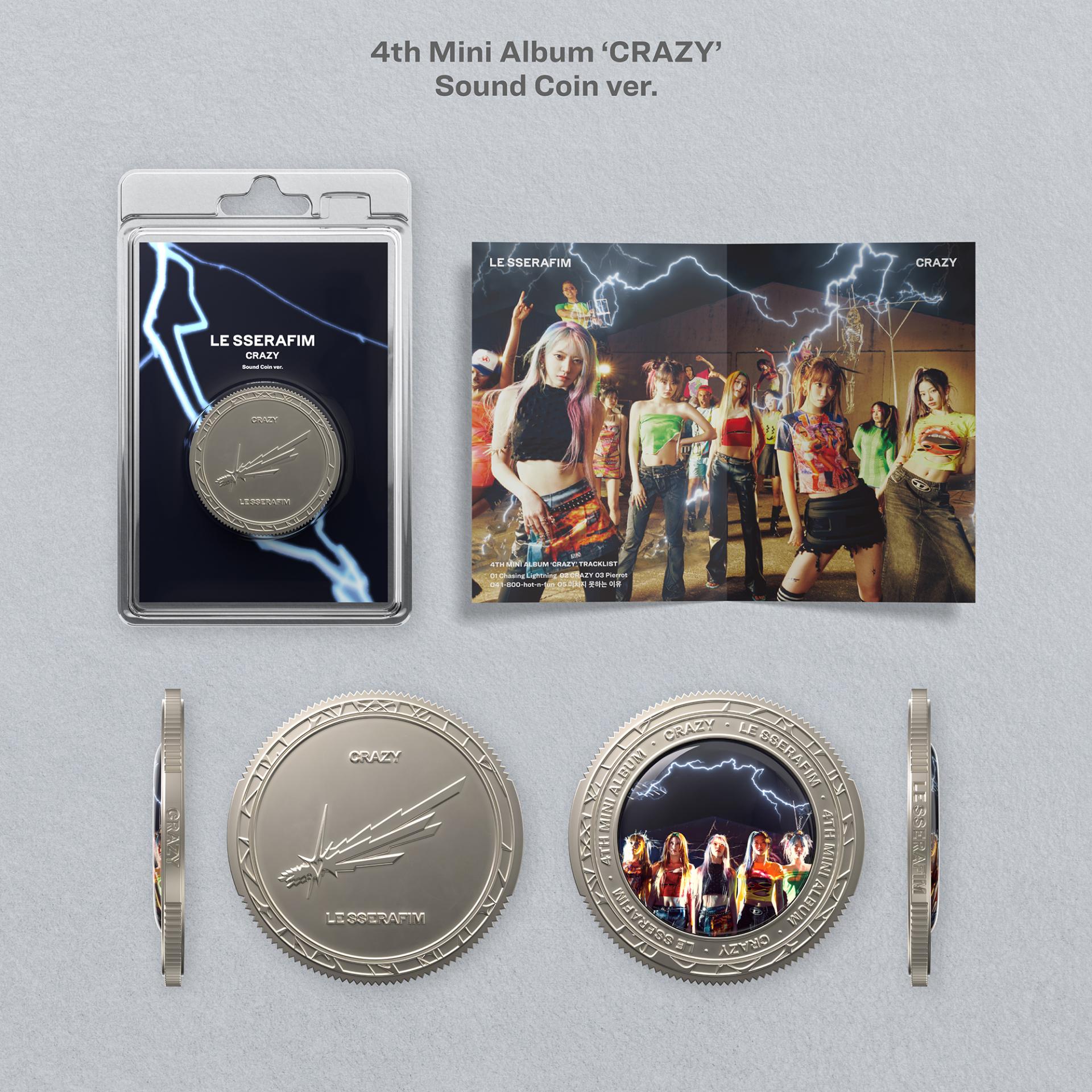 (PRE-ORDER) LE SSERAFIM - 2nd Mini Album 'ANTIFRAGILE' (Sound Coin ver.)