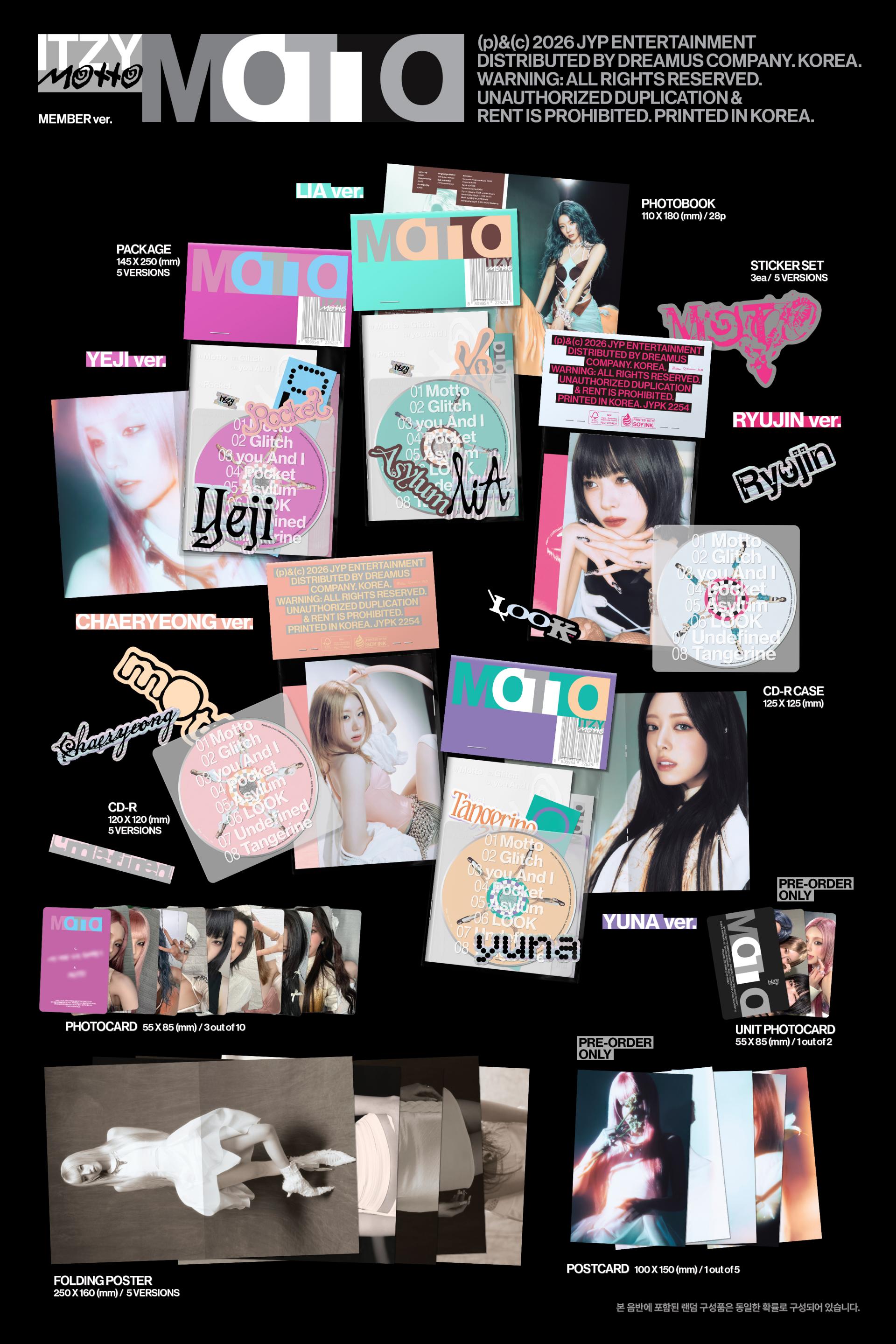 (PRE-ORDER) ITZY - [Motto] (PHOTOBOOK Ver.)