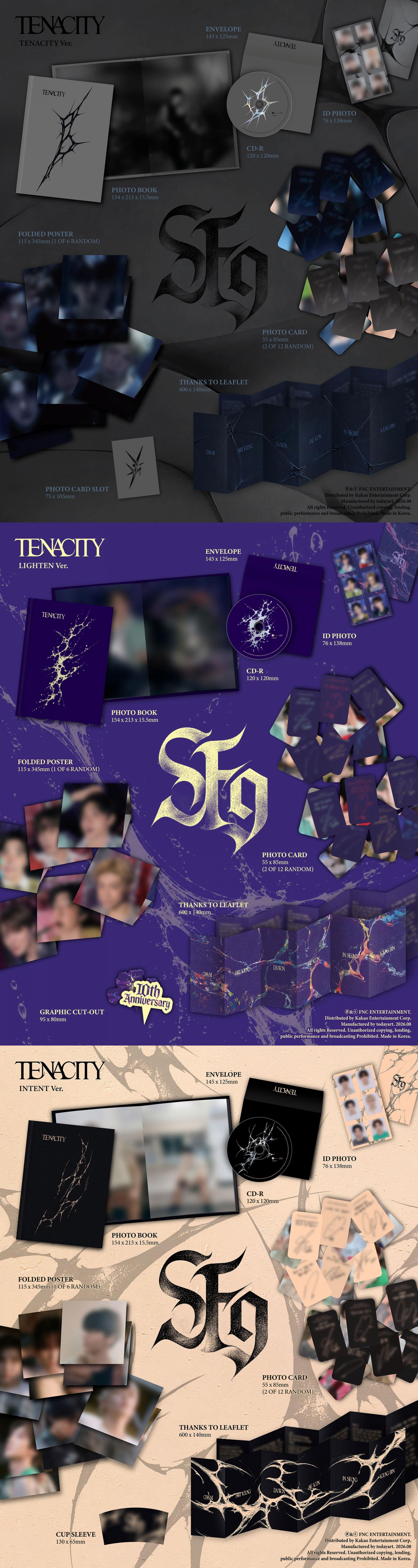 (PRE-ORDER) SF9 - 2nd Album [TENACITY]