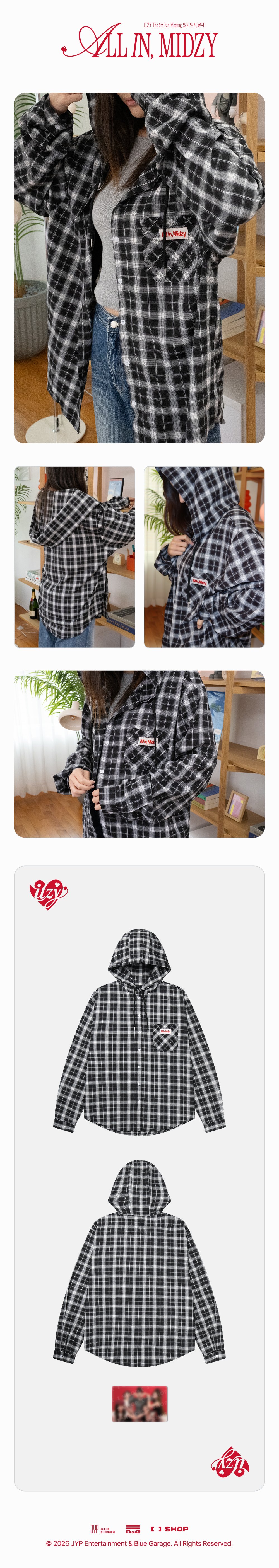ITZY - [The 5th FANMEETING [ALL IN, MIDZY] MD] HOODIE SHIRT