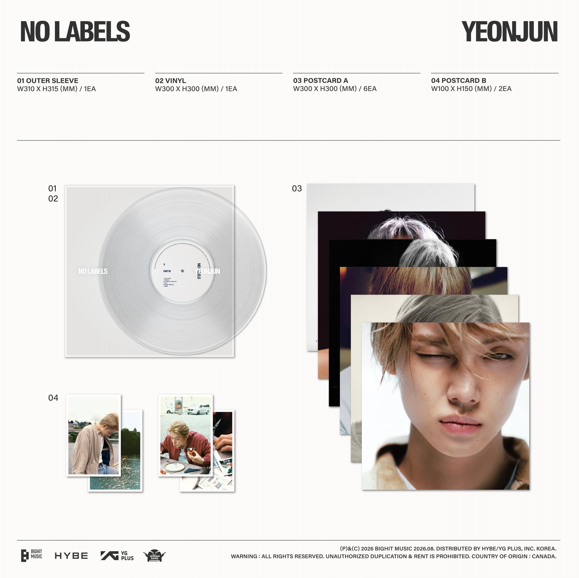 (PRE-ORDER) YEONJUN - [NO LABELS] (LP Ver.)
