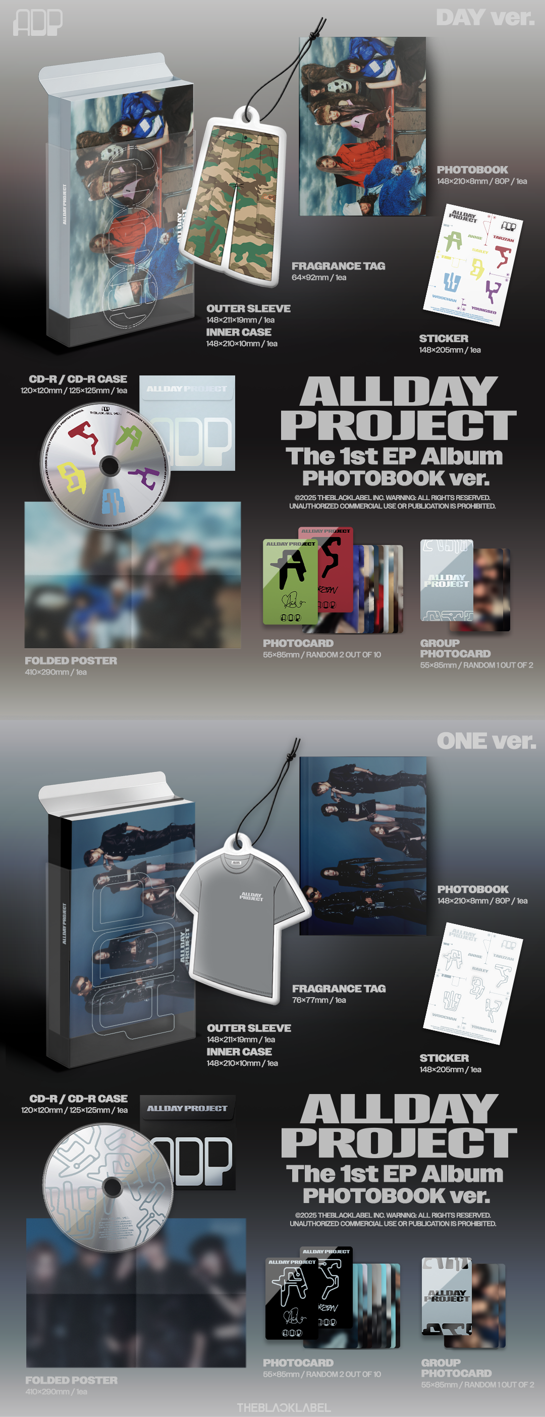ALLDAY PROJECT - The 1st EP Album [ALLDAY PROJECT] (PHOTOBOOK Ver.)