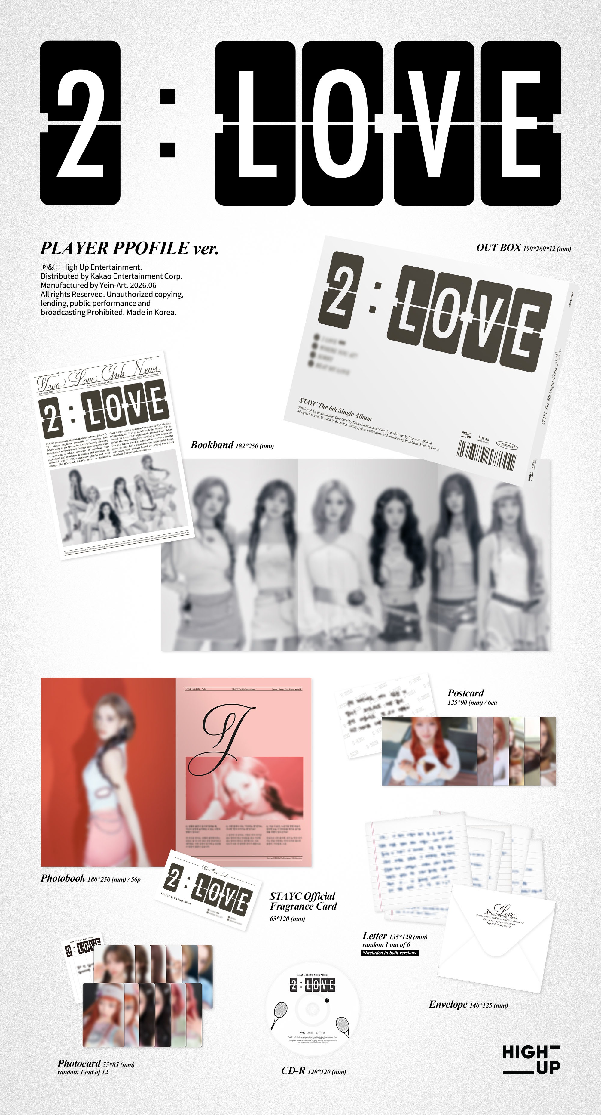 (PRE-ORDER) STAYC - 6th Single : 2:LOVE (Random)
