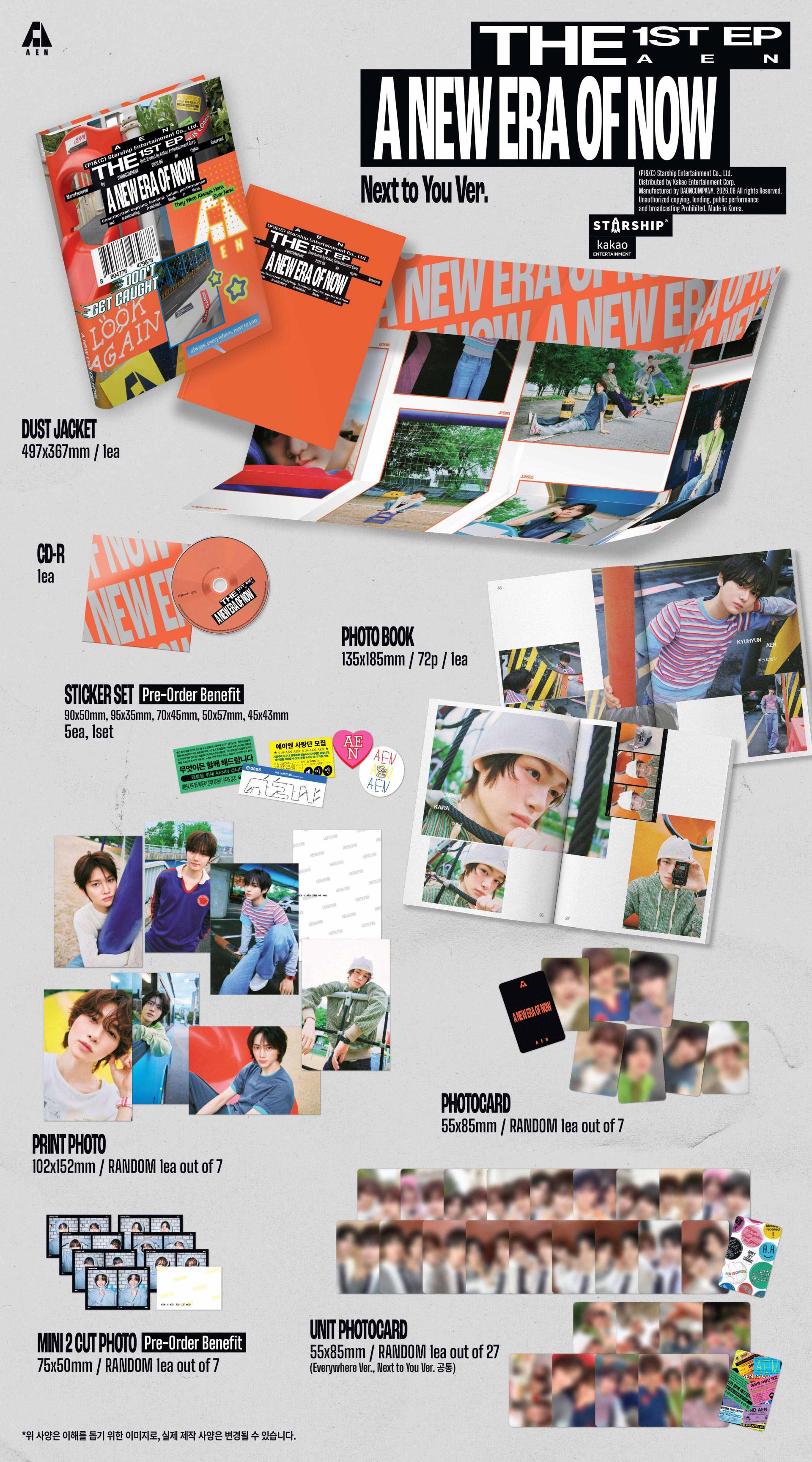 (PRE-ORDER) AEN - 1st EP Album [A NEW ERA OF NOW] (Jewel Ver.)