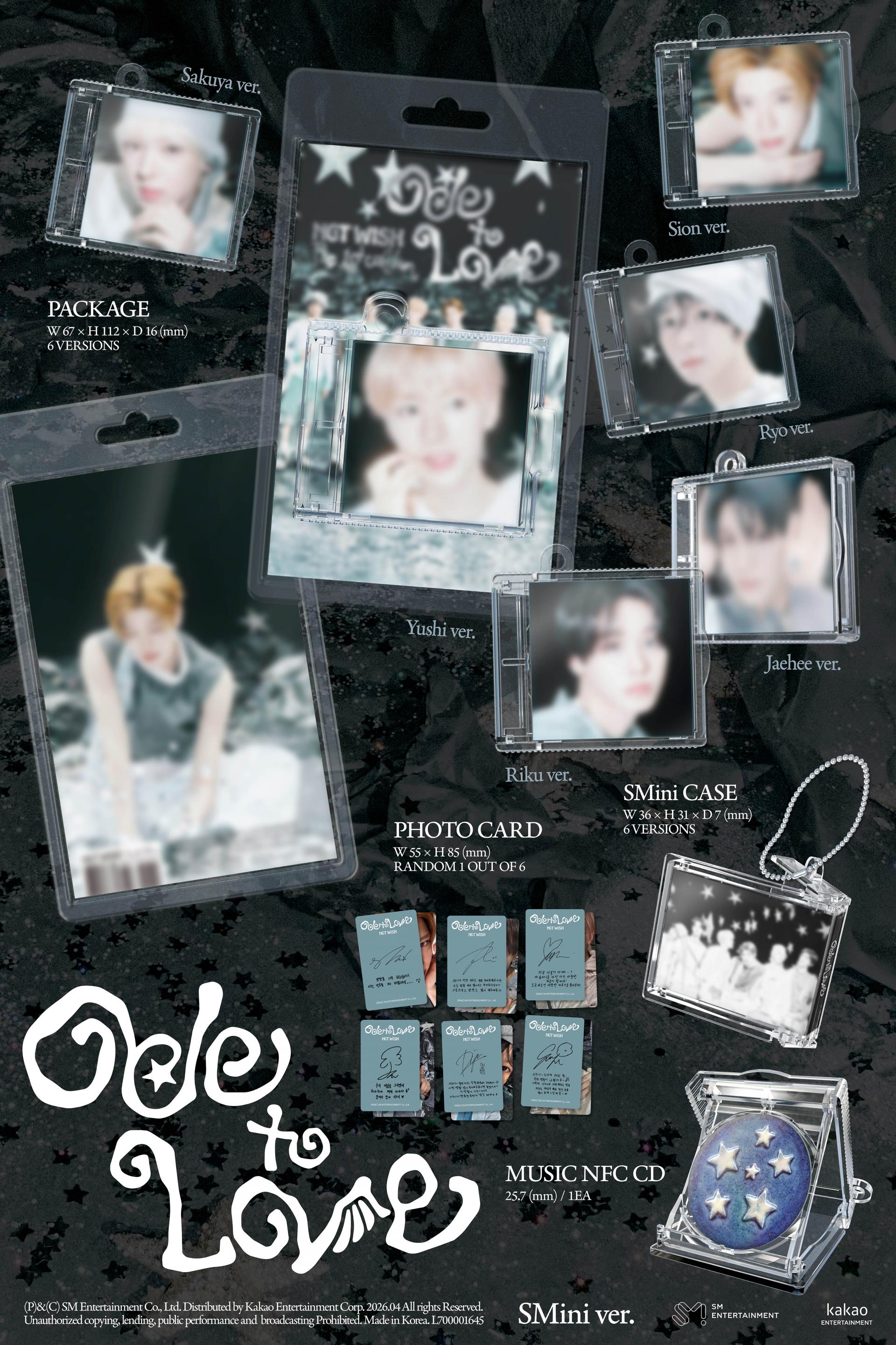 NCT WISH - 1st Album [Ode to Love] (SMini Ver.) (SMART ALBUM)